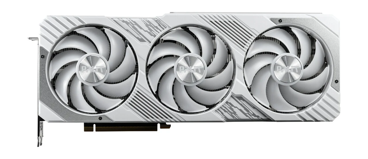 Palit GAMINGPRO White OC - NVIDIA 16 GB GDDR6X GeForce RTX 4070 SUPER graphics card - Image 3