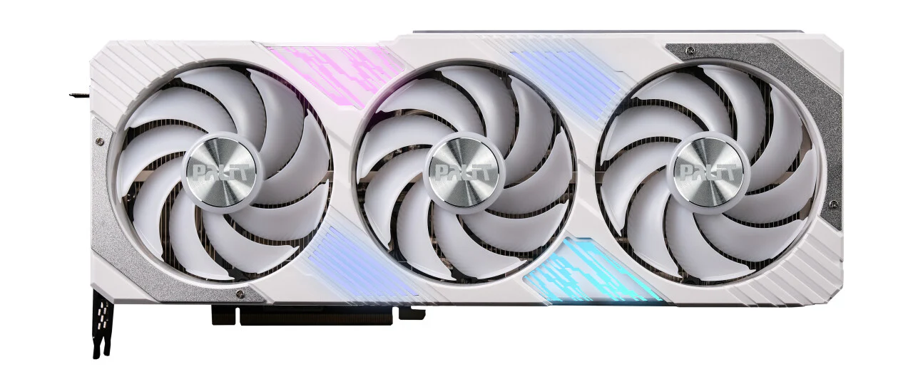 Palit GAMINGPRO White OC - NVIDIA 16 GB GDDR6X GeForce RTX 4070 SUPER graphics card - Image 4