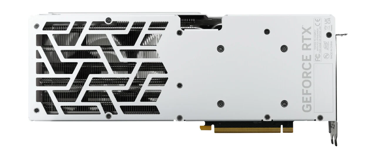 Palit GAMINGPRO White OC - NVIDIA 16 GB GDDR6X GeForce RTX 4070 SUPER graphics card - Image 9