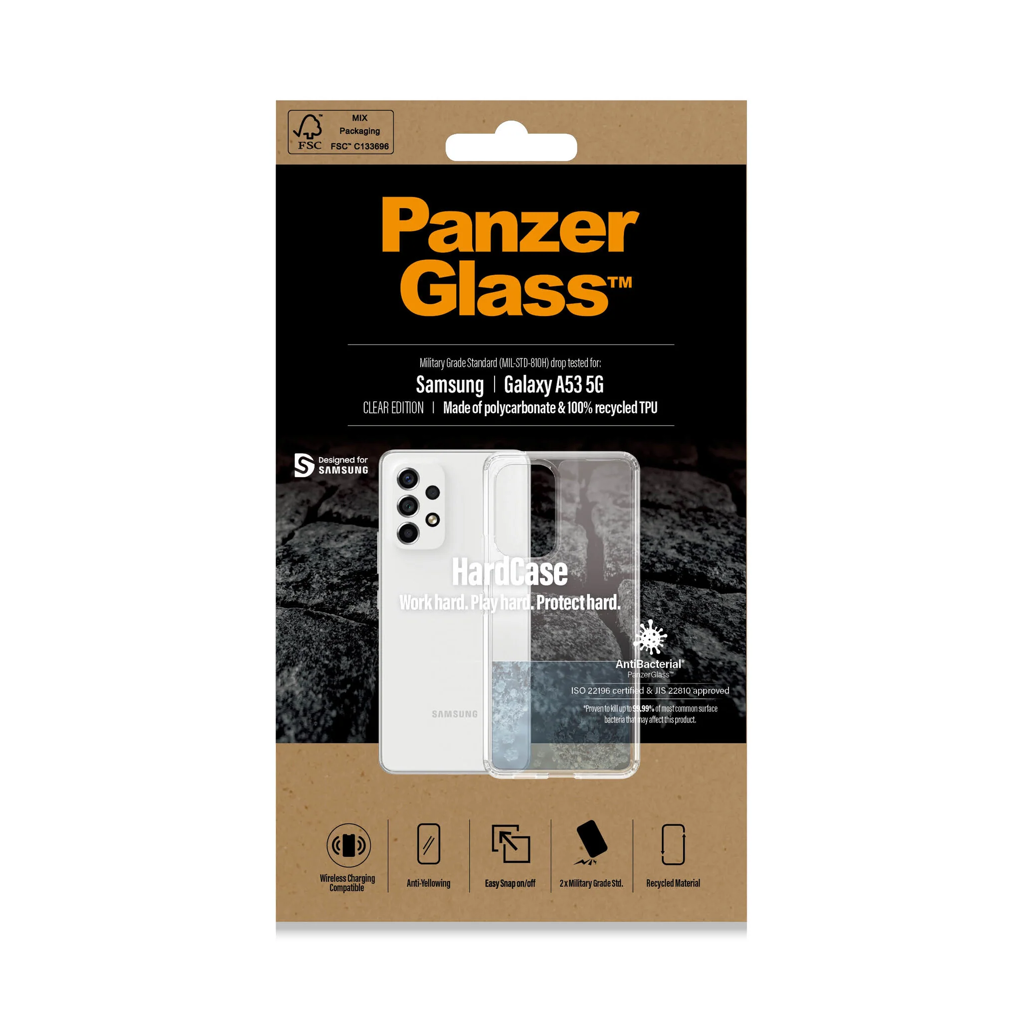 PanzerGlass ® HardCase for Galaxy A53 (5G) in Transparent - Image 2