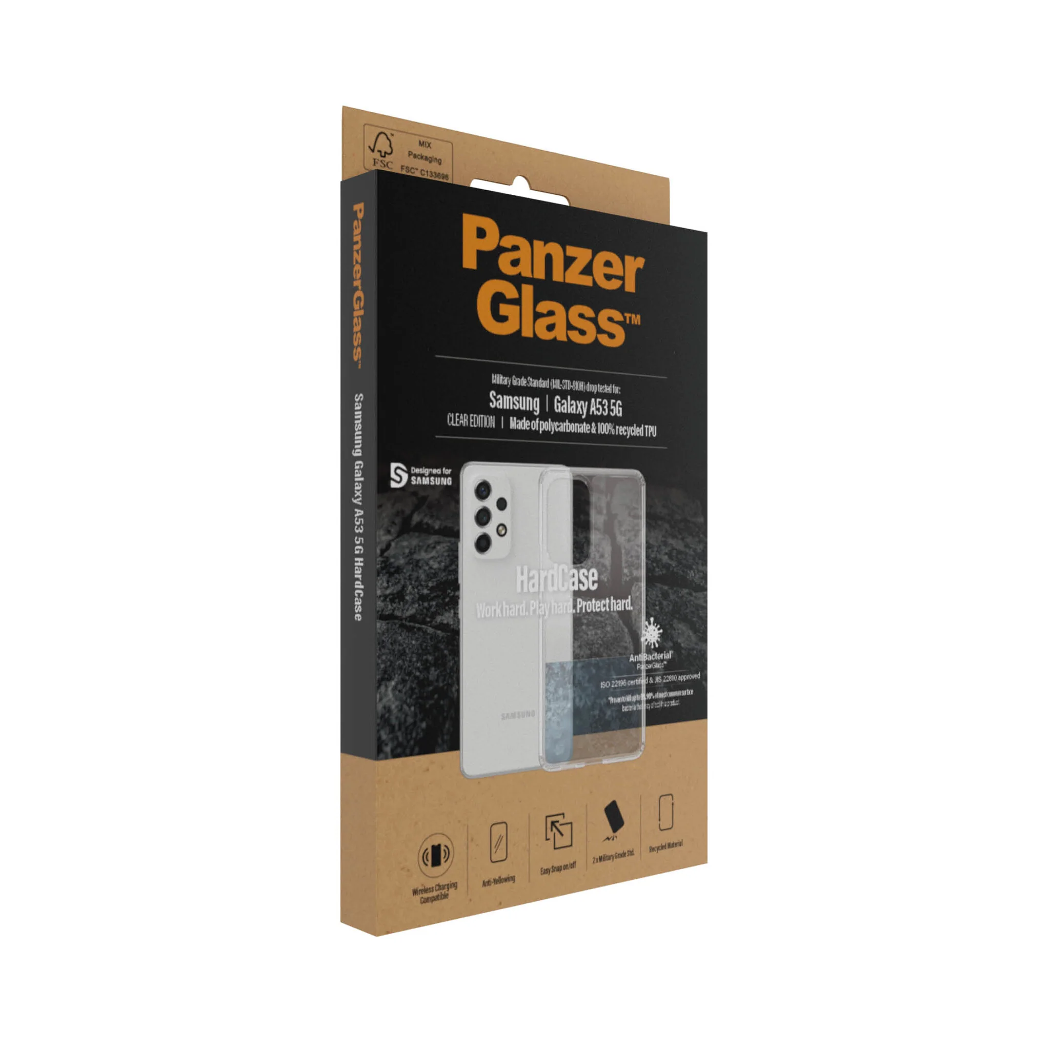 PanzerGlass ® HardCase for Galaxy A53 (5G) in Transparent - Image 4