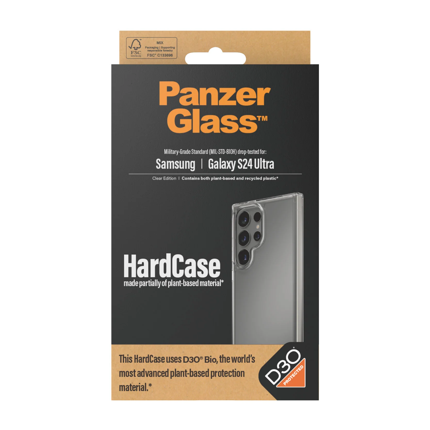 PanzerGlass ® HardCase with D3O® for Galaxy S24 Ultra in Transparent - Image 3