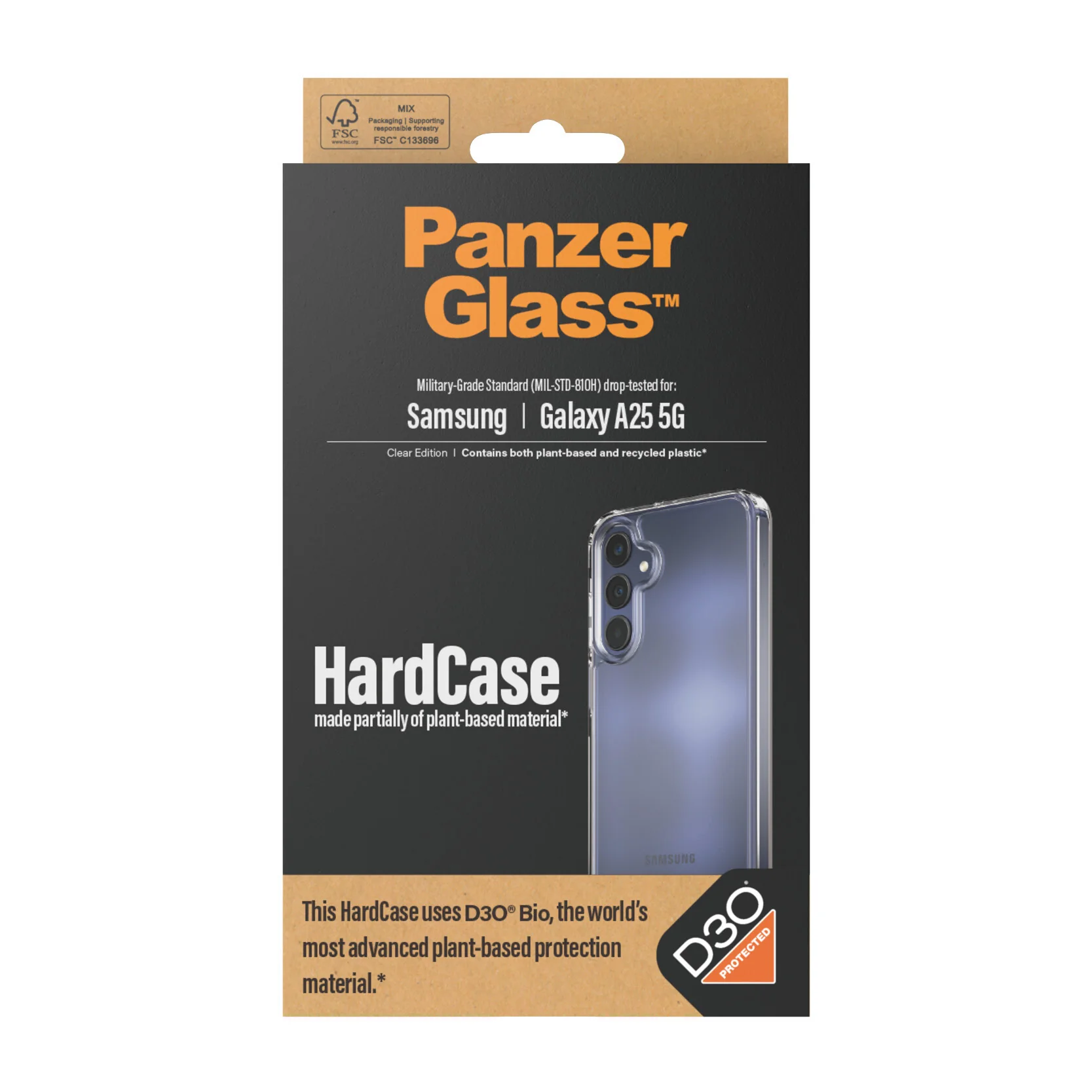 PanzerGlass ® HardCase with D3O for Galaxy A25 (5G) in Transparent - Image 3