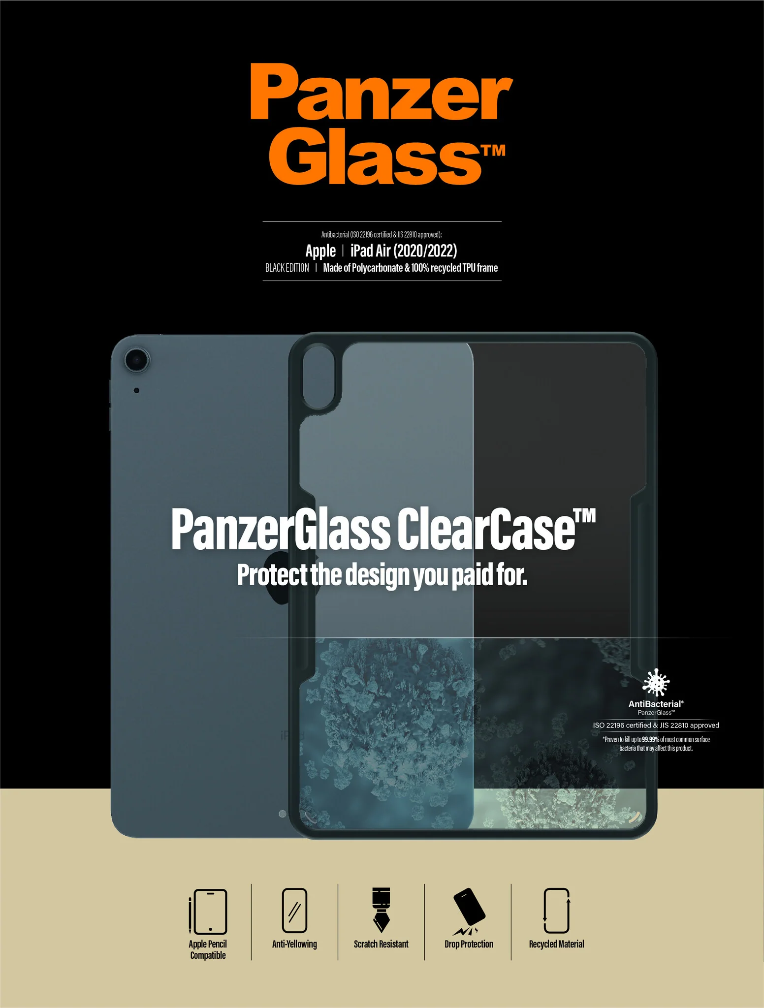 PanzerGlass ™ ClearCase™  for iPad Air (20 /22) - Image 9