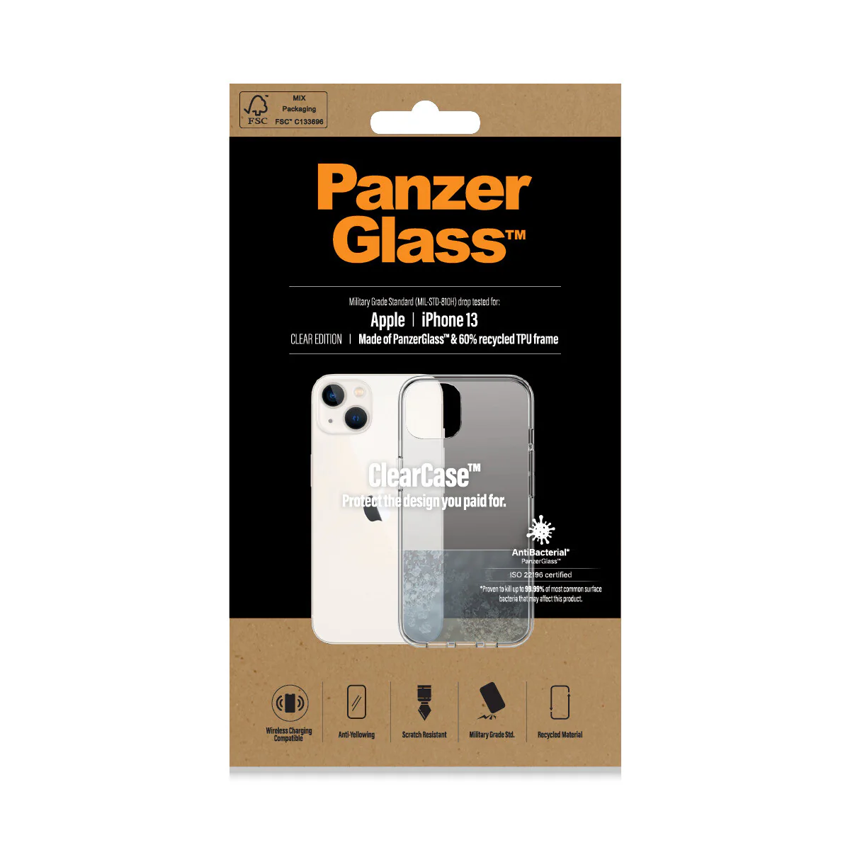 PanzerGlass ® ClearCase for iPhone 13 in Transparent - Image 2