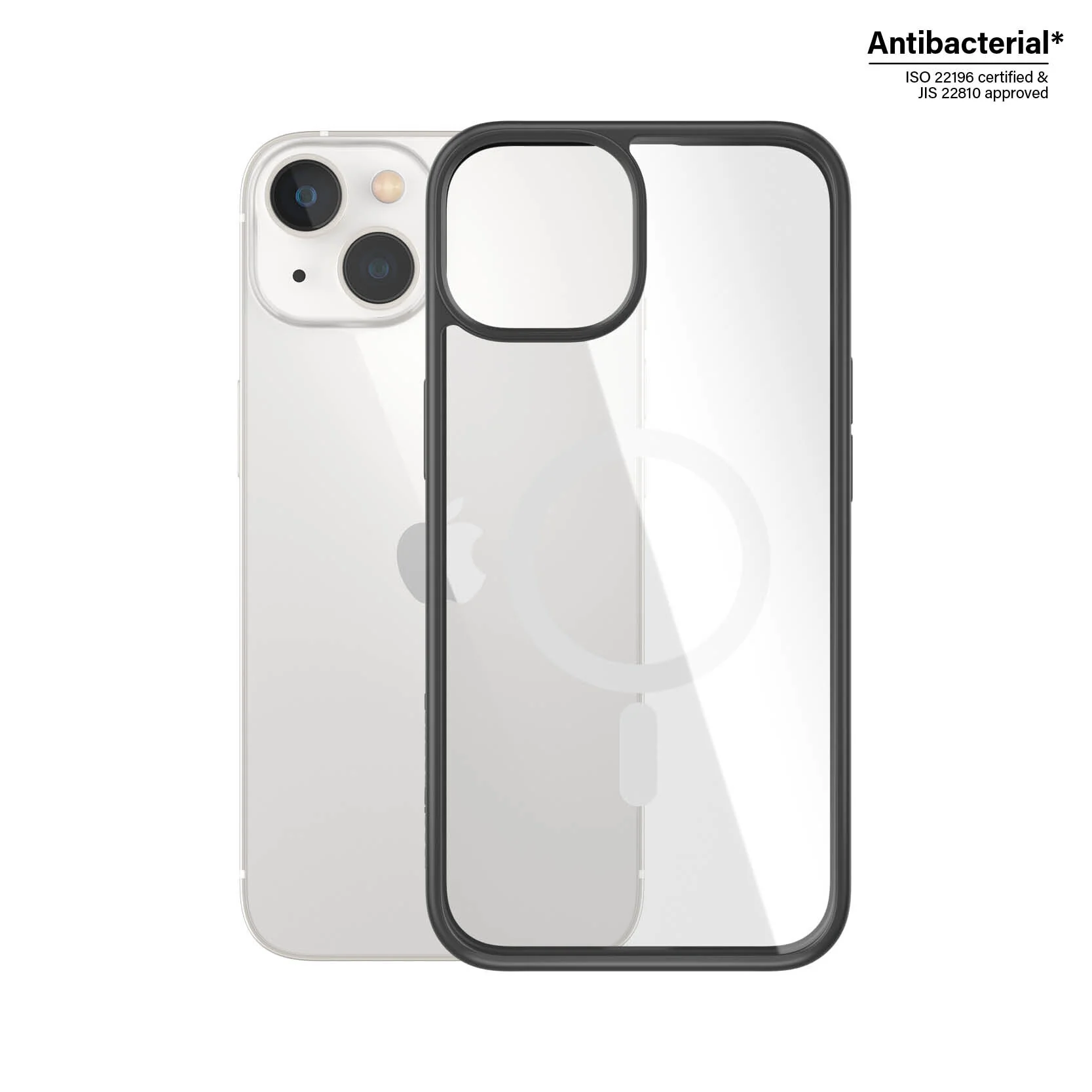 PanzerGlass ® ClearCase MagSafe for iPhone 14 / 13 in Black - Image 2