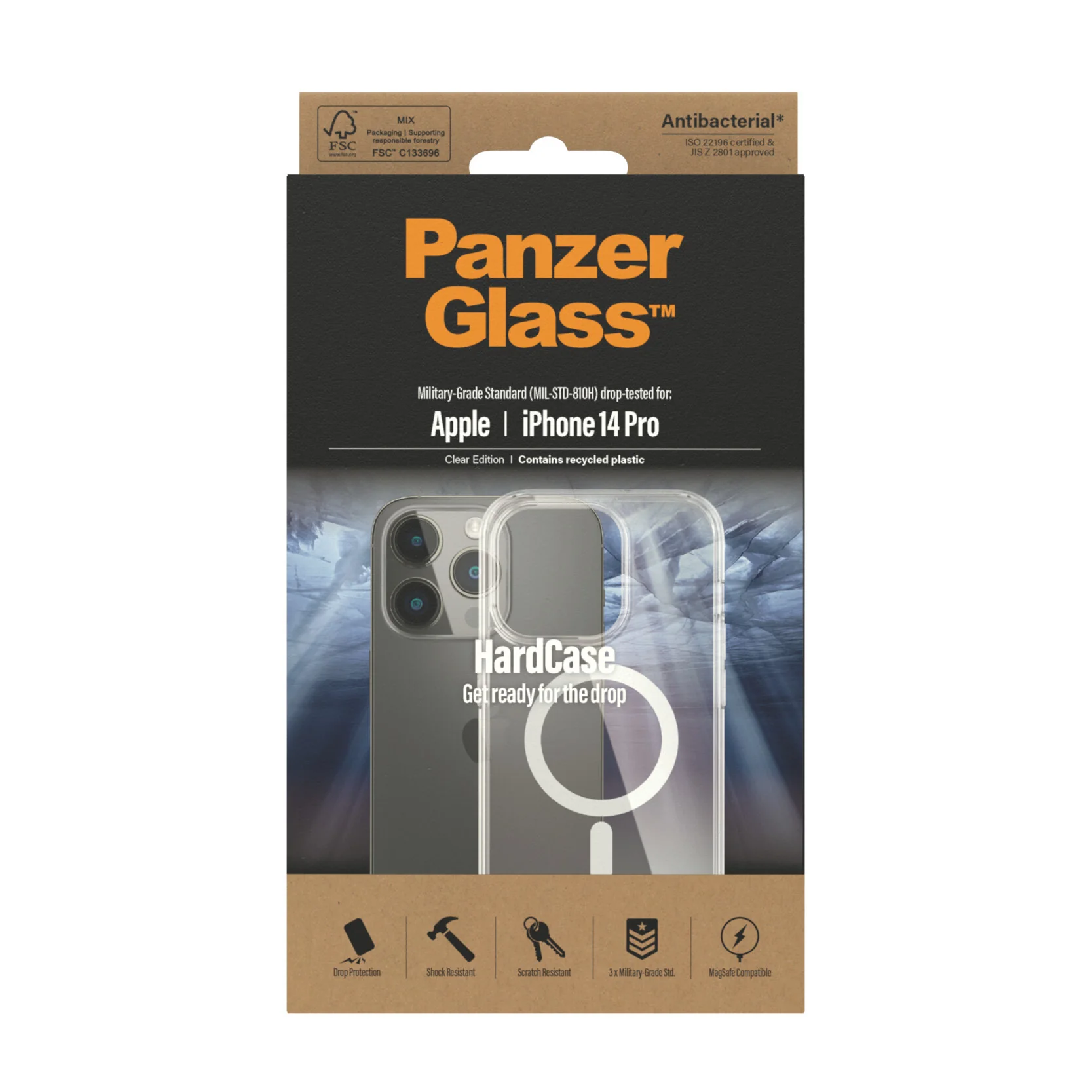 PanzerGlass ® HardCase MagSafe for iPhone 14 Pro in Clear - Image 3