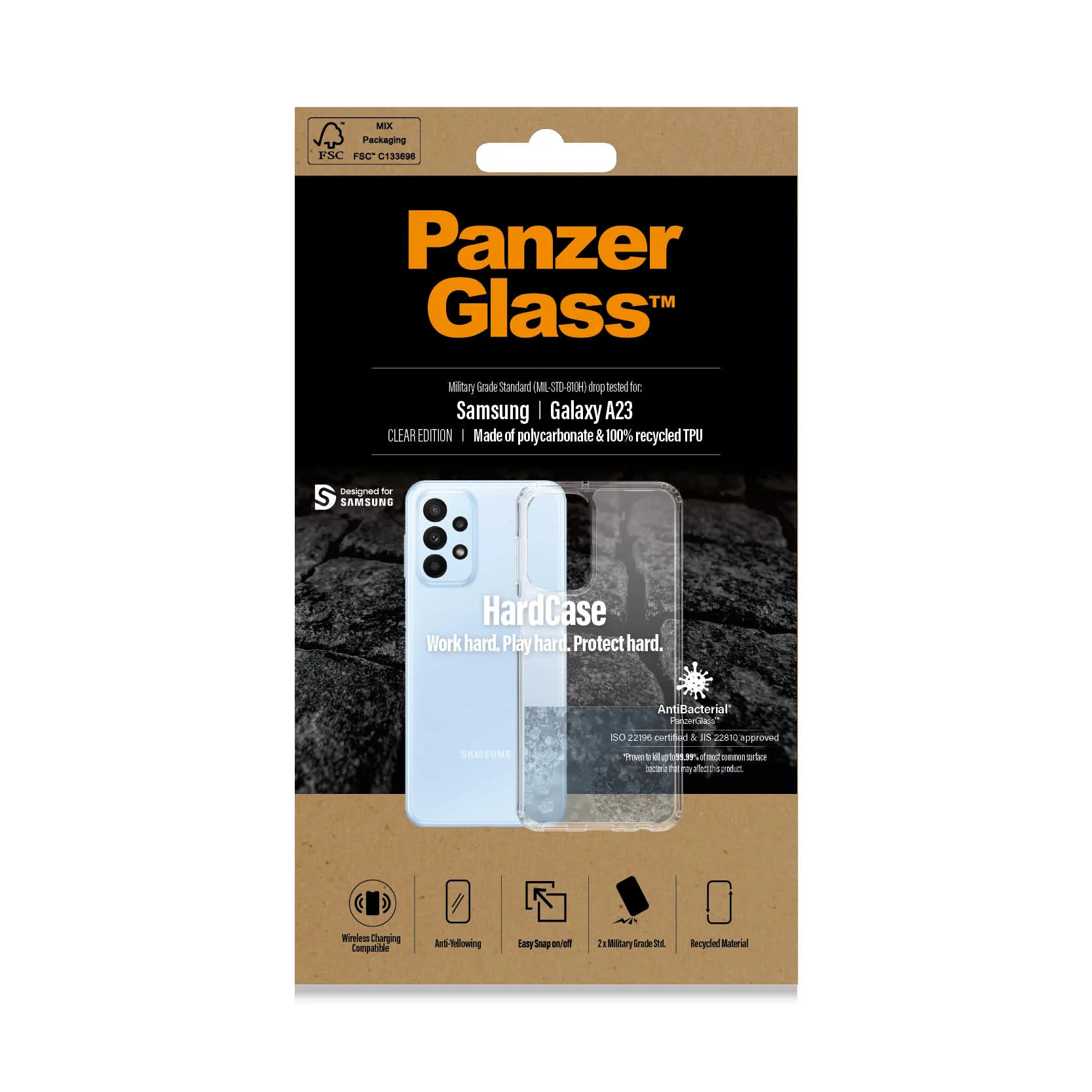 PanzerGlass ™ HardCase for Samsung A23 in Transparent - Image 6