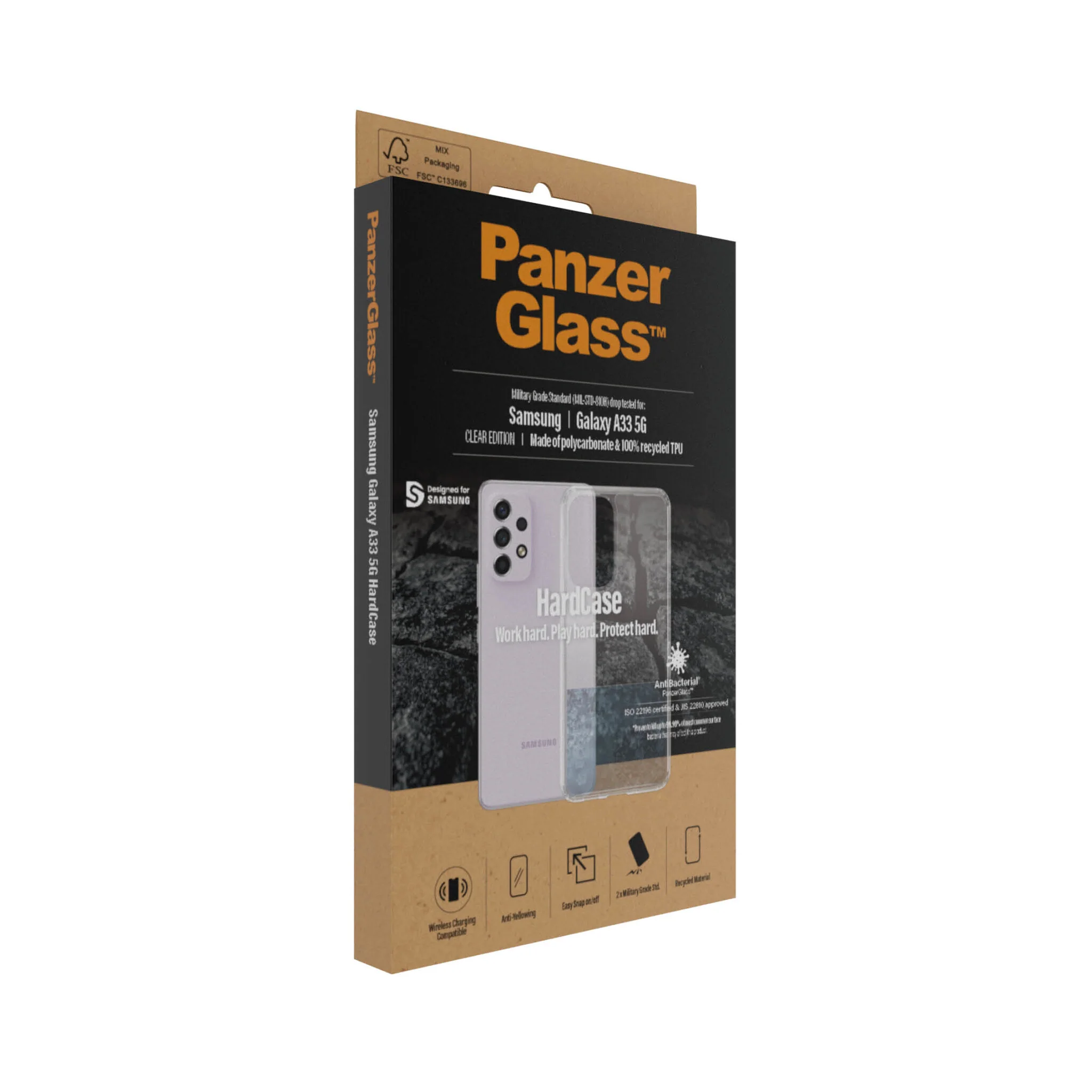 PanzerGlass ® HardCase for Galaxy A33 (5G) in Transparent - Image 4