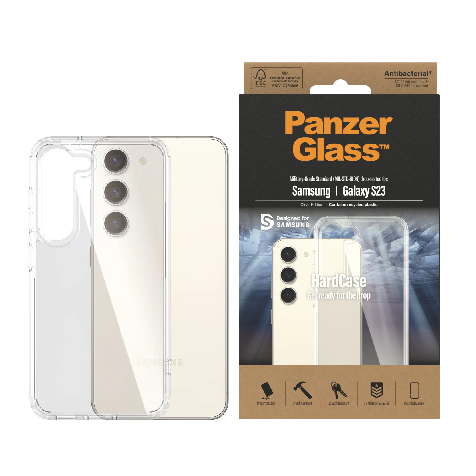 PanzerGlass ® HardCase for Galaxy S23 in Transparent - Image 2
