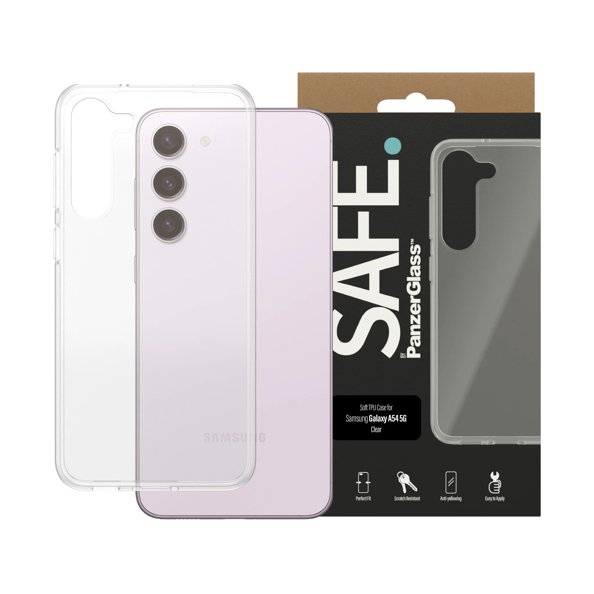 PanzerGlass SAFE. mobile phone case for Galaxy S23 Plus in Transparent - Image 2