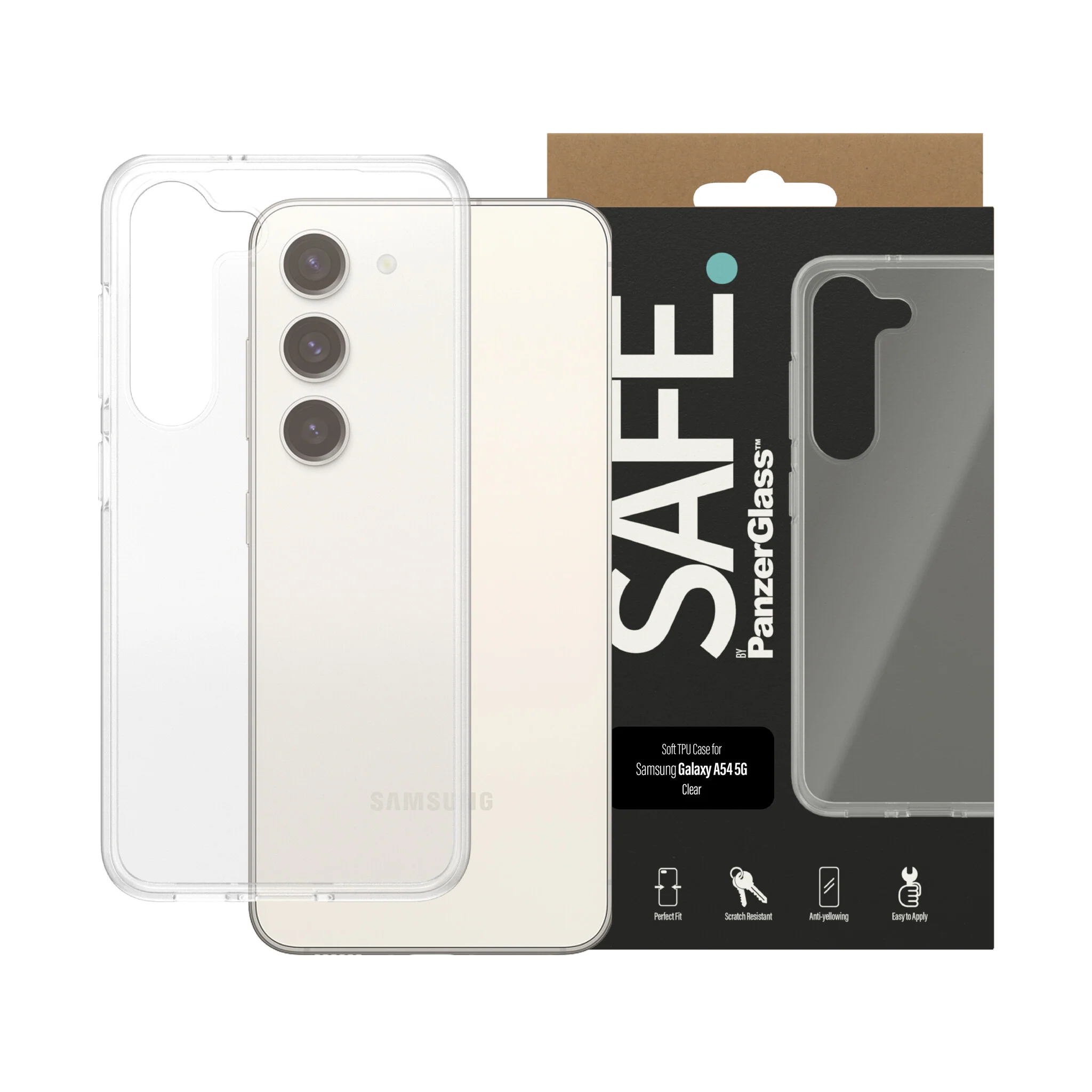 PanzerGlass SAFE. mobile phone case for Galaxy S23 in Transparent - Image 2