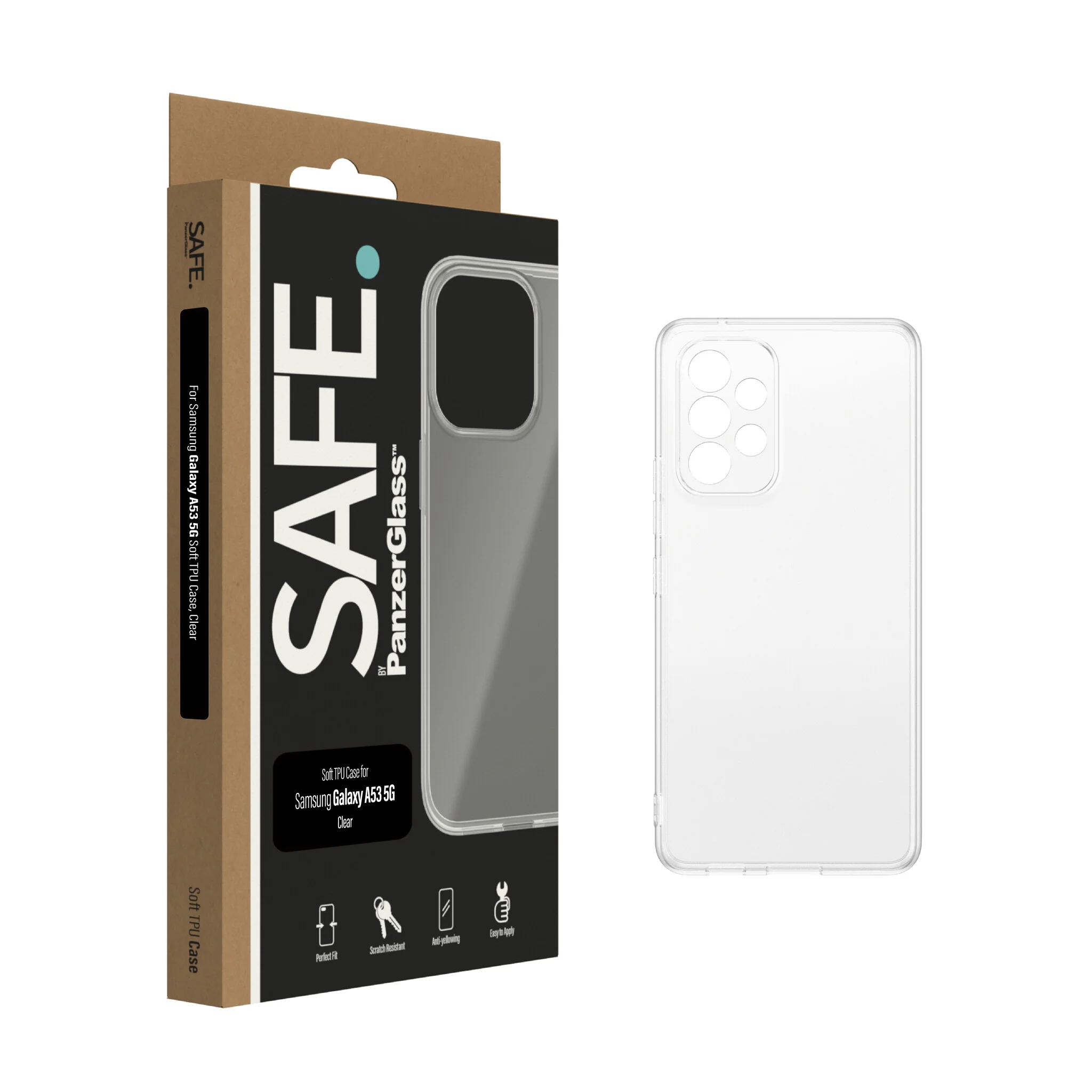PanzerGlass SAFE. mobile phone case for Galaxy A53 (5G) in Transparent - Image 2