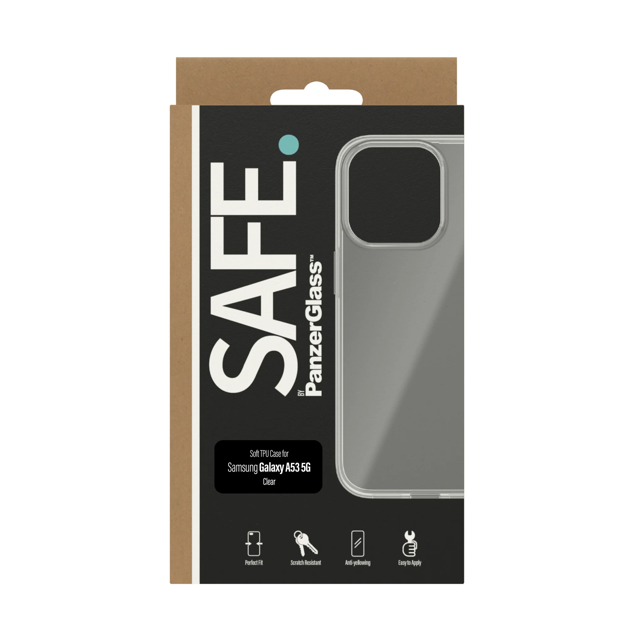 PanzerGlass SAFE. mobile phone case for Galaxy A53 (5G) in Transparent - Image 3