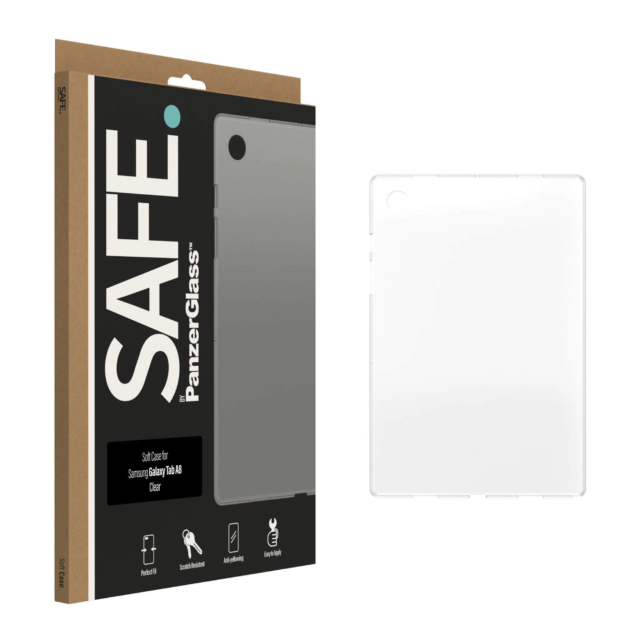 PanzerGlass SAFE by ® TPU Case for Samsung Galaxy Tab A8 in Transparent - Image 2