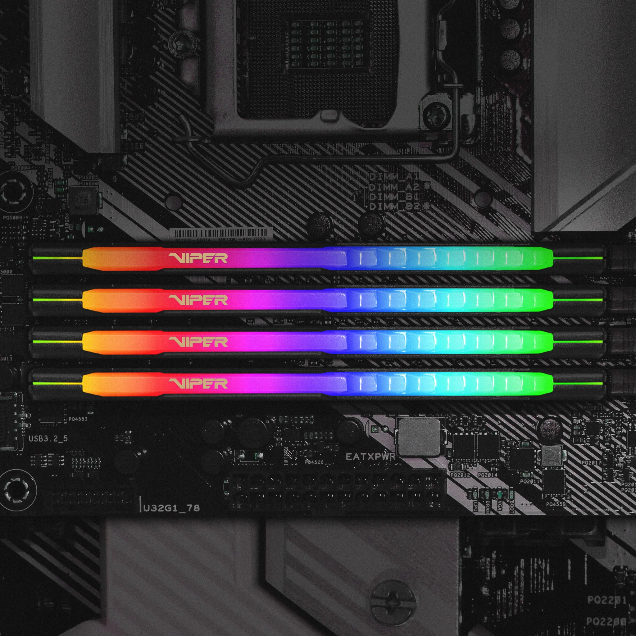 Patriot Memory Viper Steel RGB - 16 GB 2 x 8 GB DDR4 3600 MHz memory module - Image 7