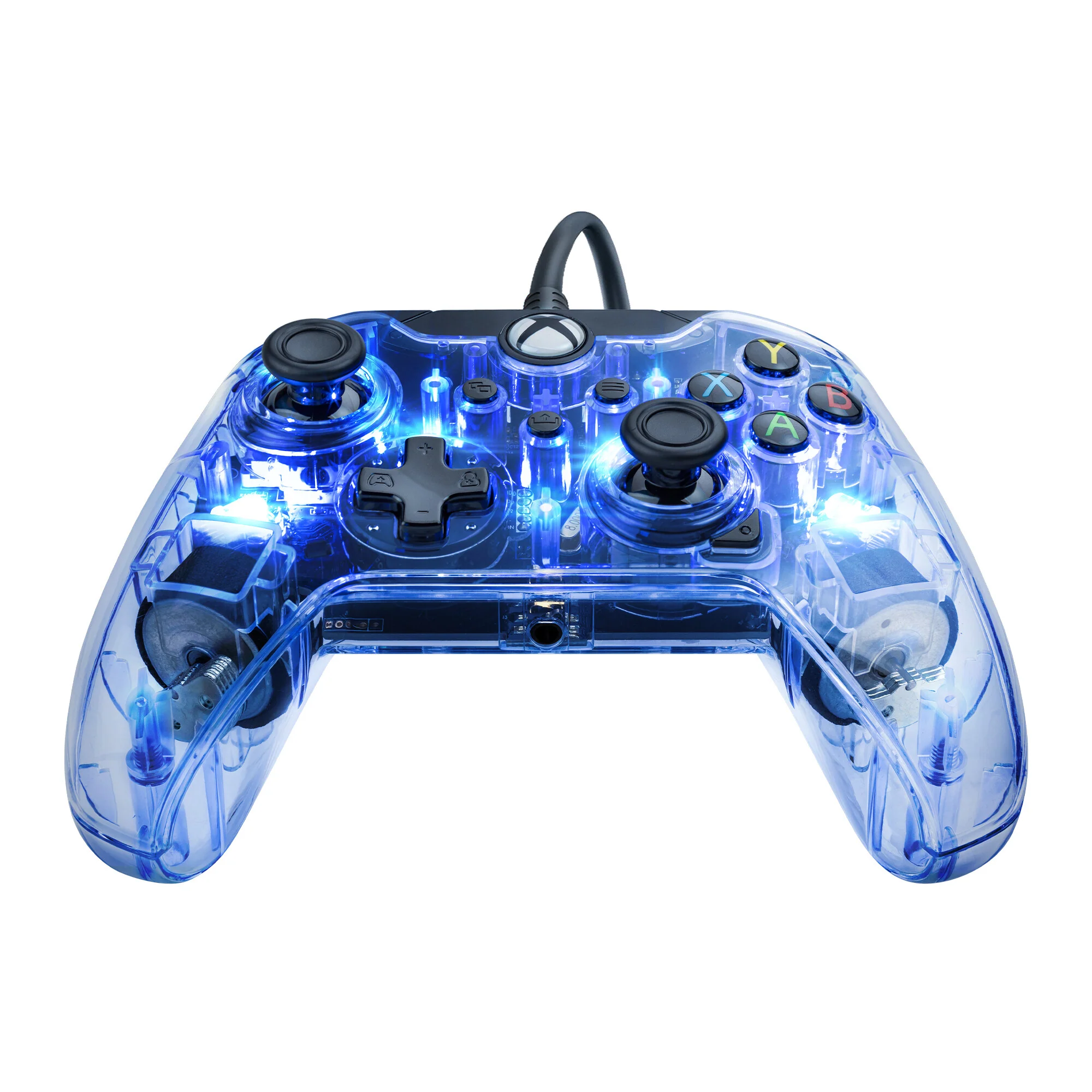 PDP Afterglow - Wired USB Gamepad for Xbox Series X|S in Transparent Blue - Image 3