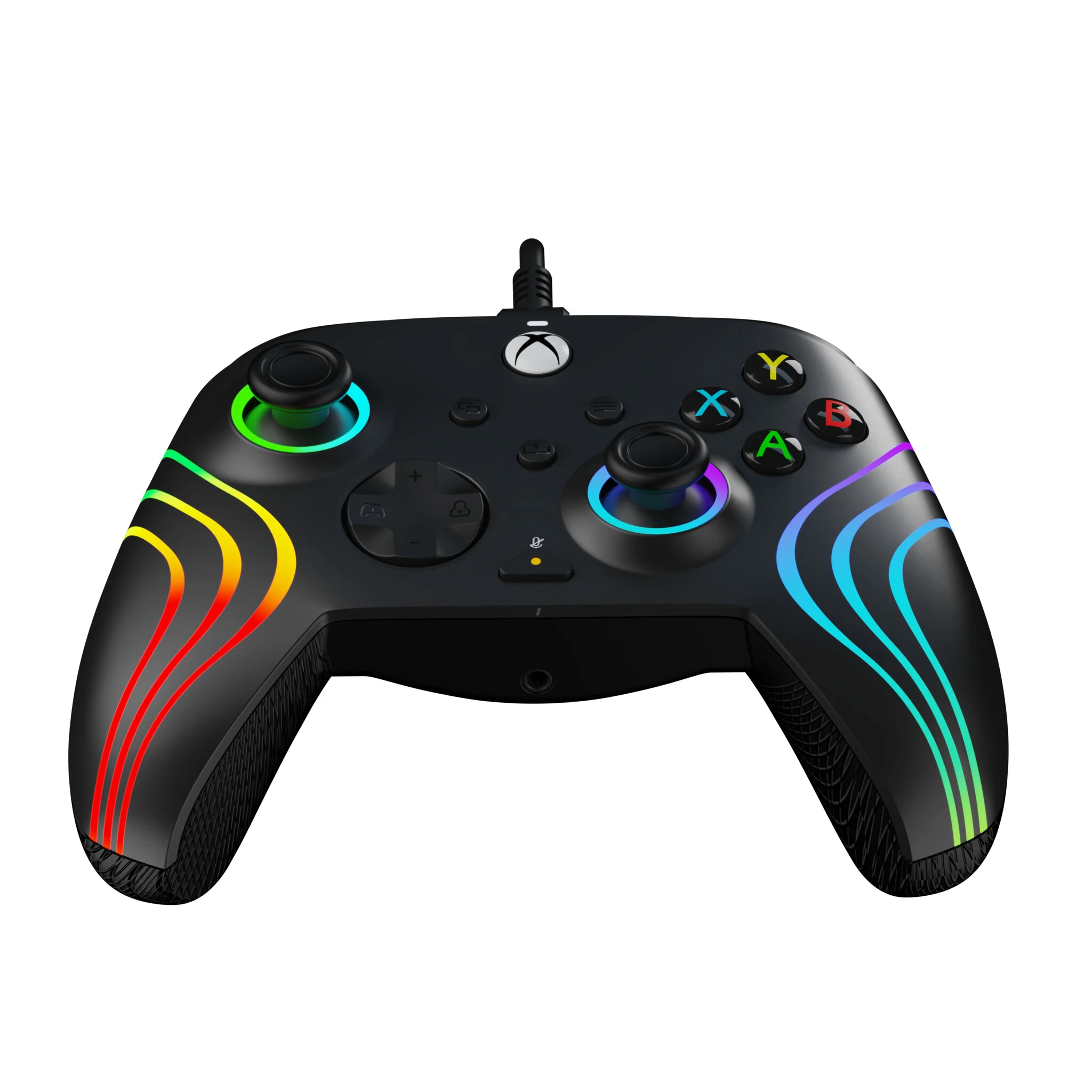 PDP Afterglow Wave - Wired USB Gamepad for PC / Xbox Series X|S in Black - Image 9