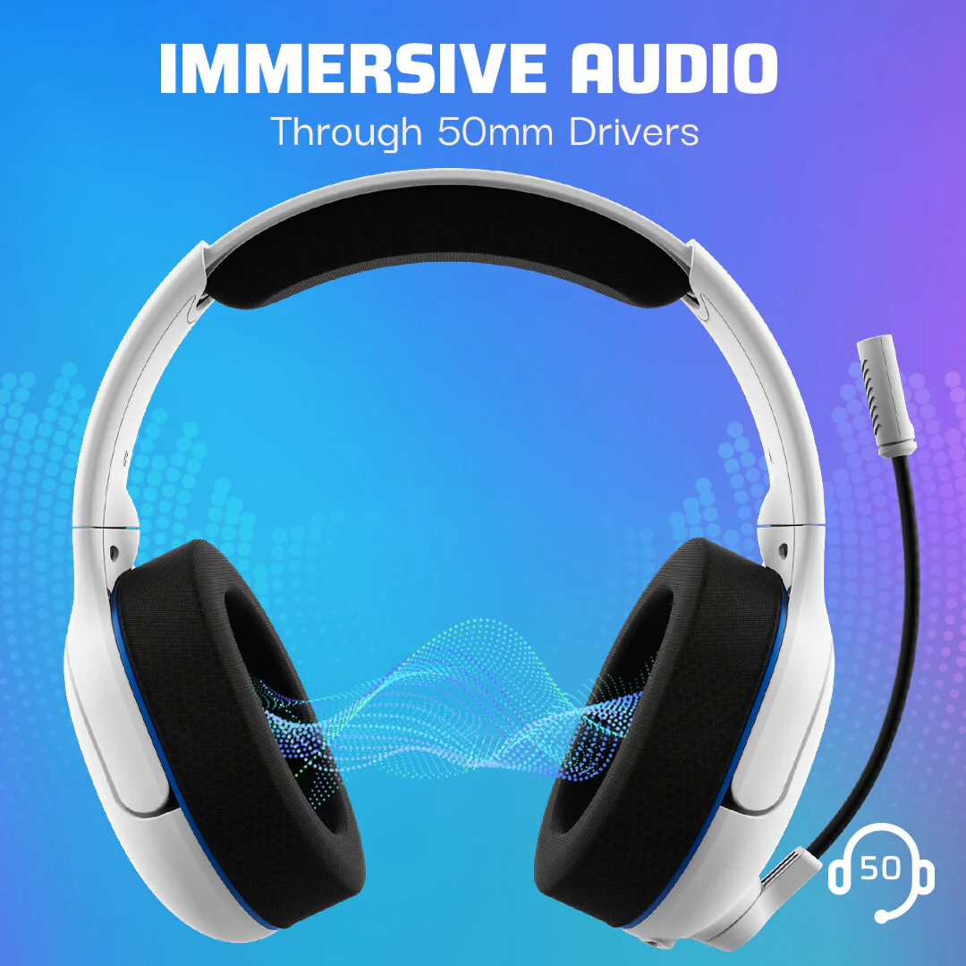 PDP AIRLITE Pro - Wireless Gaming Headset in Frost White - Image 8
