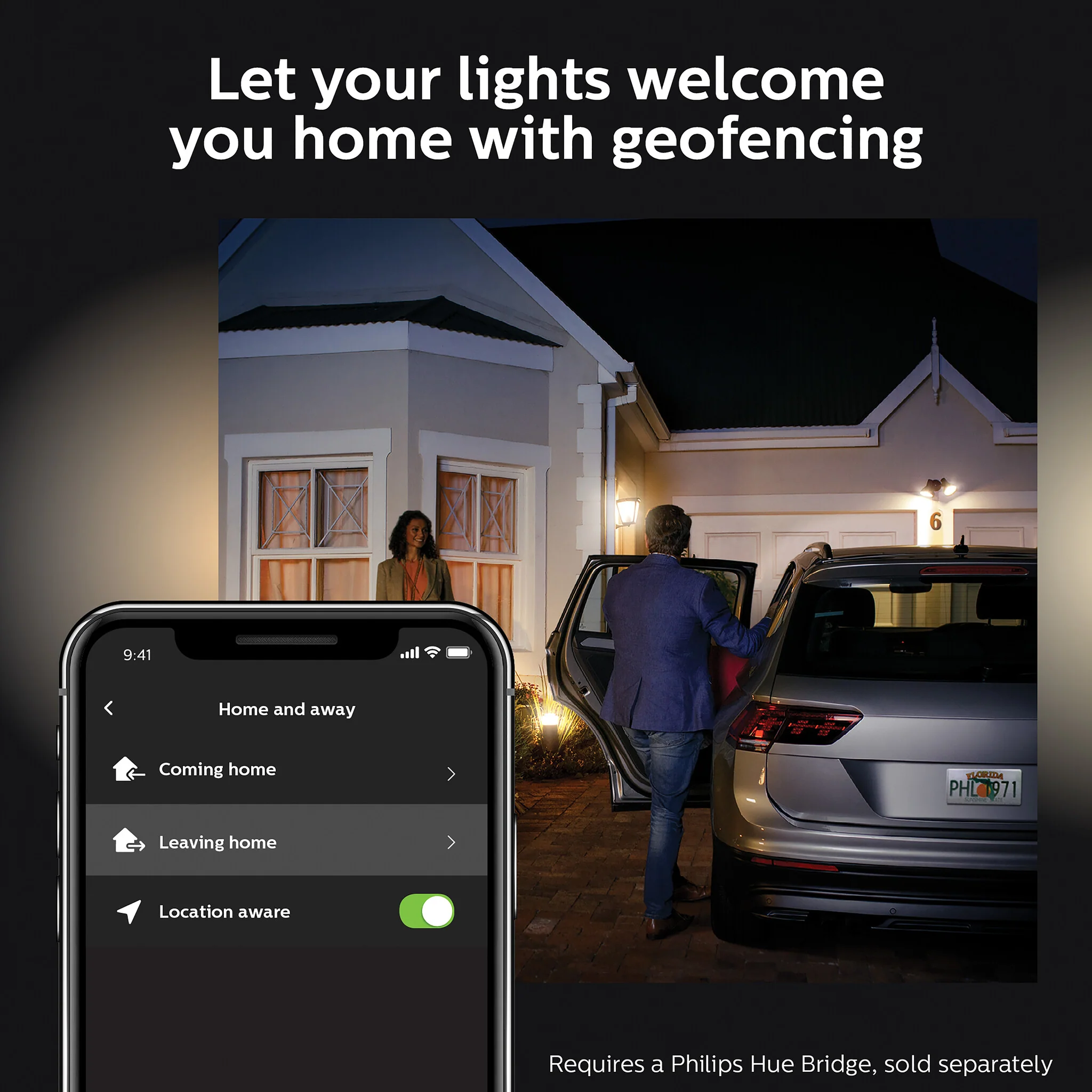Philips Hue Resonate WCA Wall Light in Black - White and colour ambience (Pack of 2) - Image 7