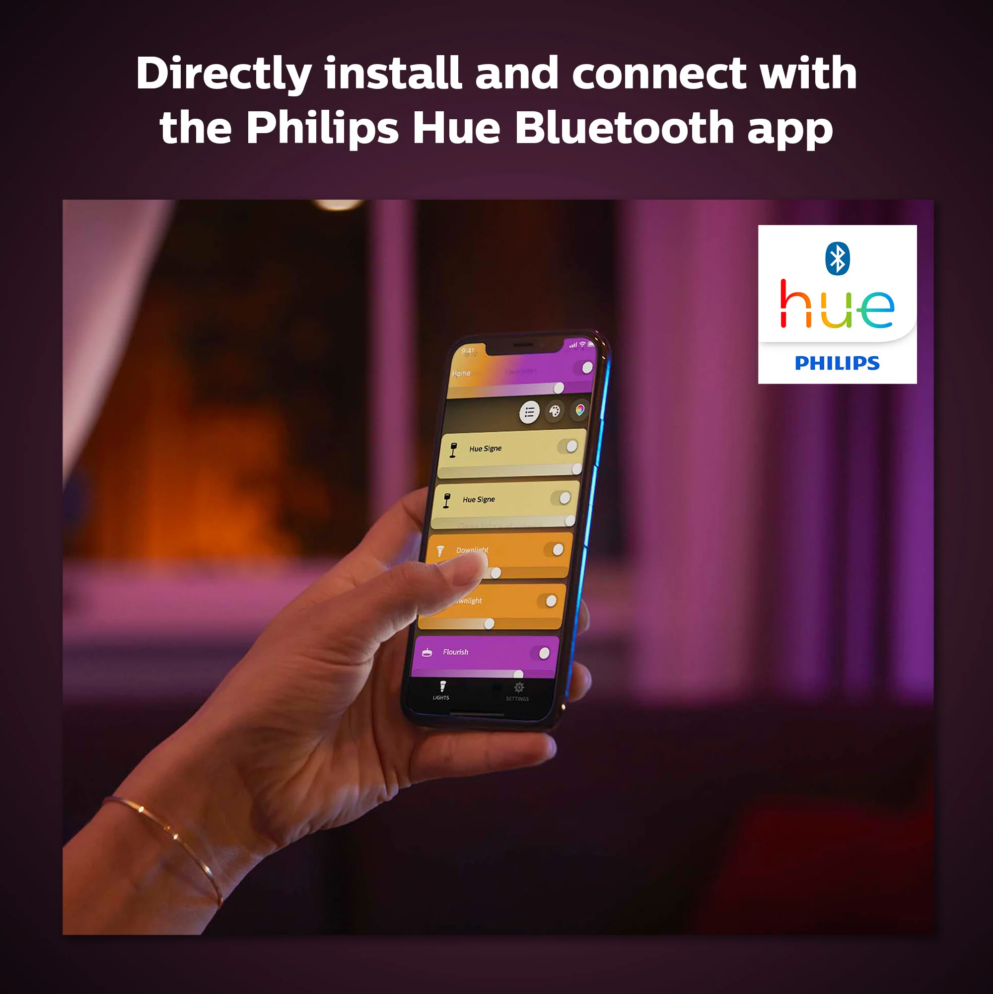Philips Hue Lightstrip Plus V4 - 2M base with Bridge Starter Kit - Image 8