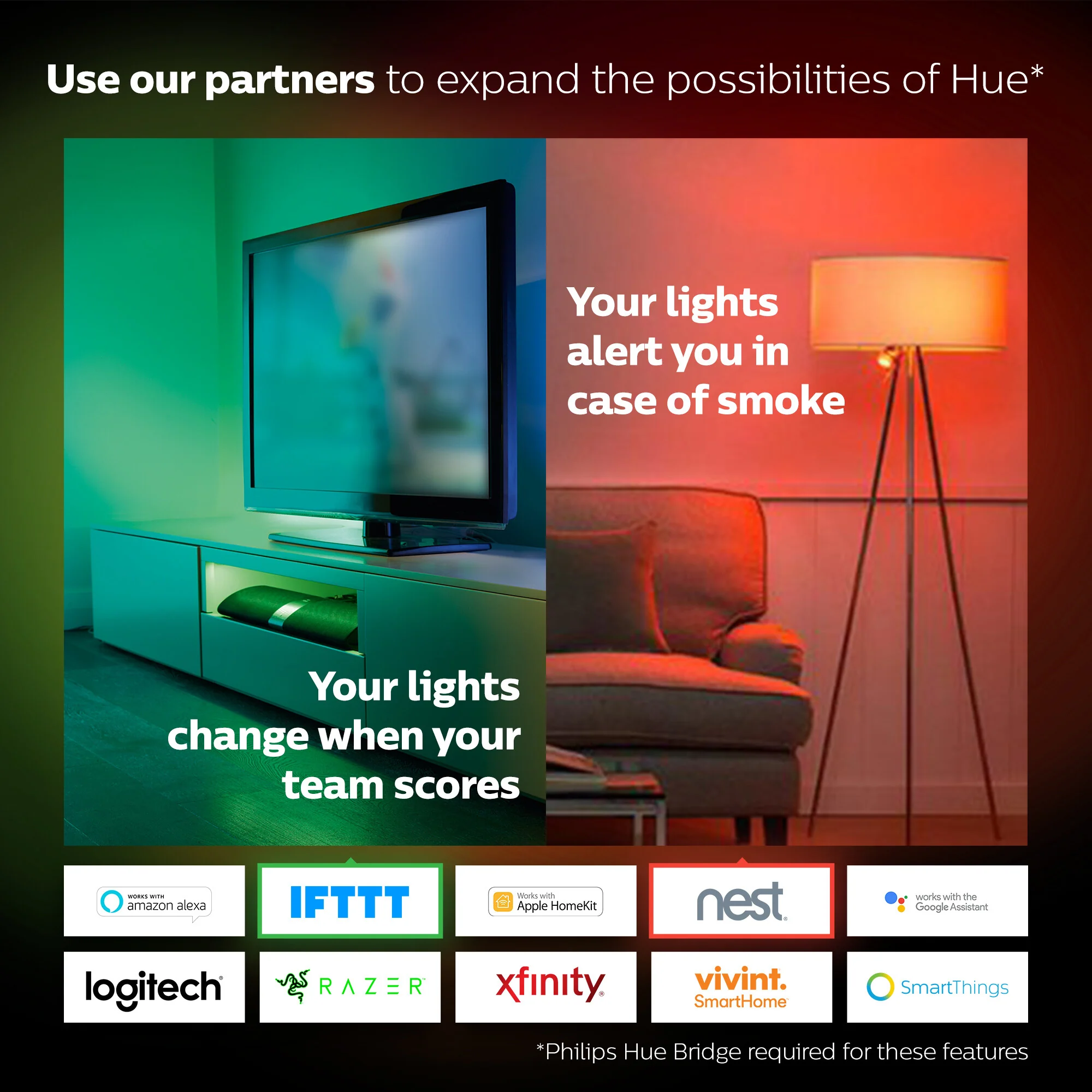 Philips Hue Smart lightbulb - White and Colour - E27 (Pack of 2) - Image 4