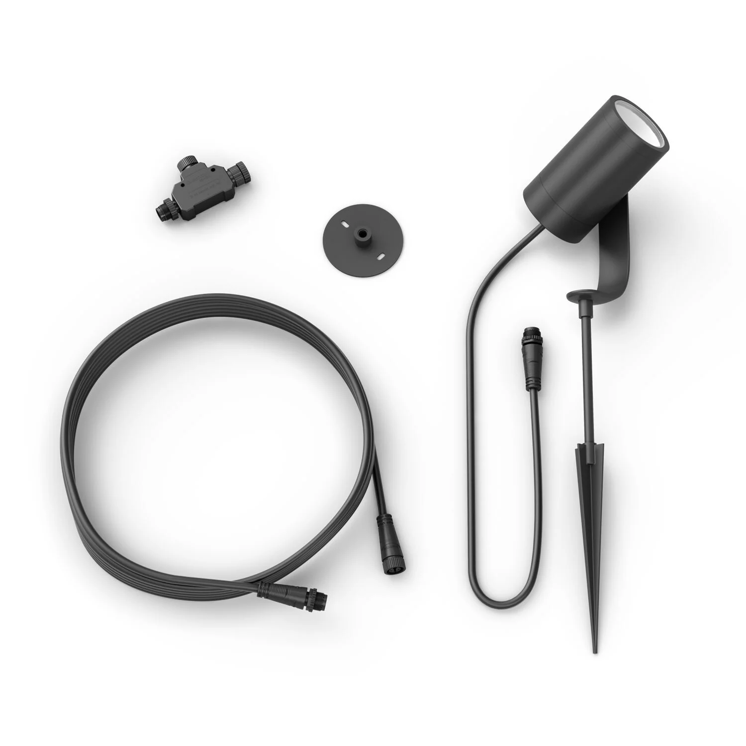 Philips Hue Lily Outdoor spot light Extension Kit in Black - White and colour ambience (Pack of 1) - Image 9
