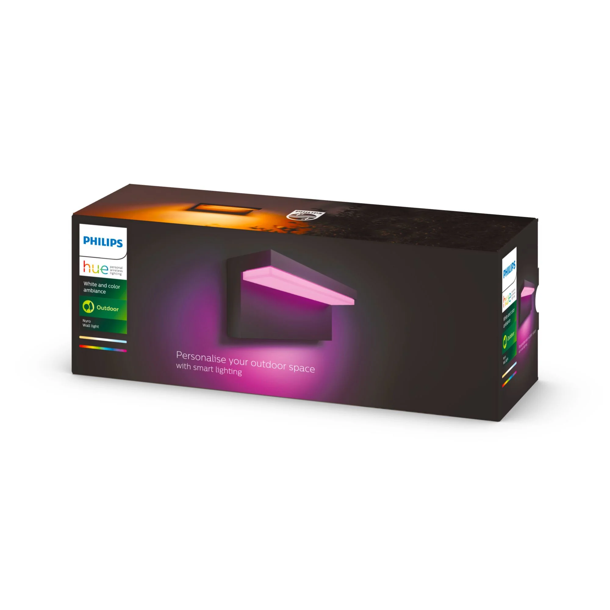 Philips Hue Nyro Outdoor wall light - White and colour ambiance - Image 5