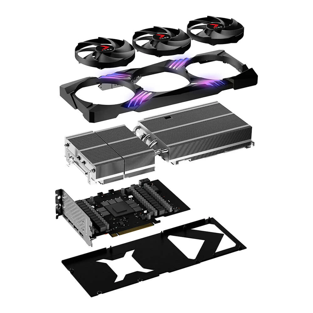 PNY XLR8 ARGB TF VERTO -  NVIDIA 16GB GDDR6X GeForce RTX 4080 SUPER graphics card - Image 3