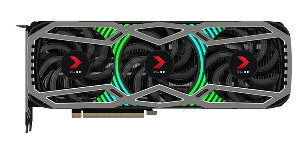 PNY XLR8 Gaming EPIC-X RGB "Triple Fan Edition" - NVIDIA 8 GB GDDR6 GeForce RTX 3070 graphics card - Image 2