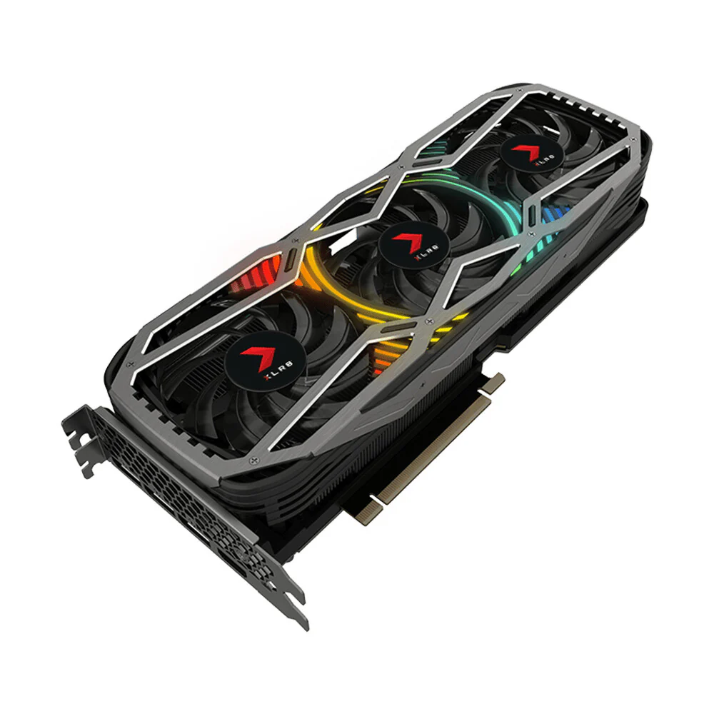 PNY GAMING Revel Epic-X RGB Triple Fan LHR - NVIDIA 10 GB GDDR6X GeForce RTX 3080 graphics card - Image 2