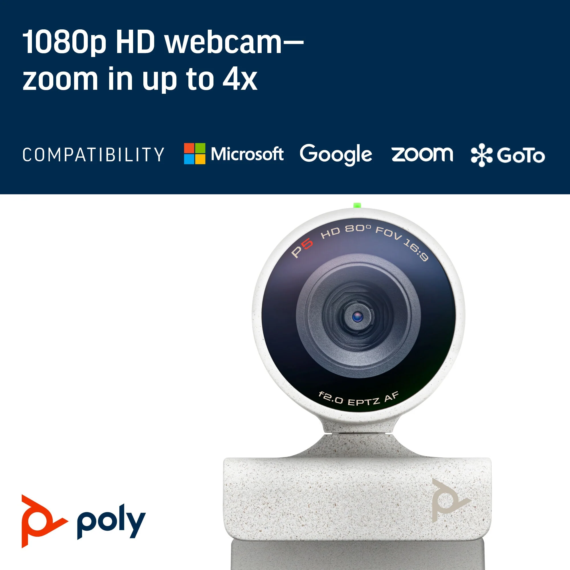 POLY Studio P5 - 4 MP 1920 x 1080 pixels Full HD USB webcam - Image 16