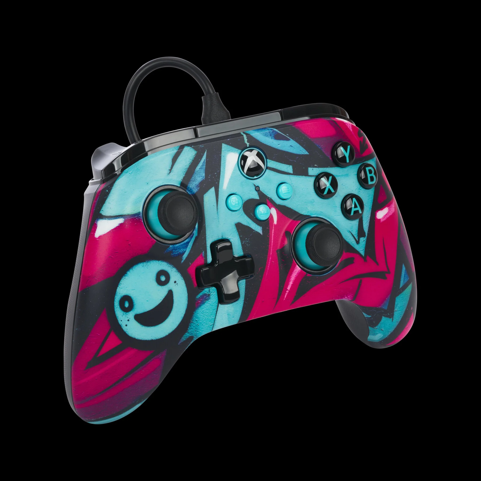 PowerA Advantage - USB Gamepad for PC / Xbox Series X|S in Black / Lime - Image 2