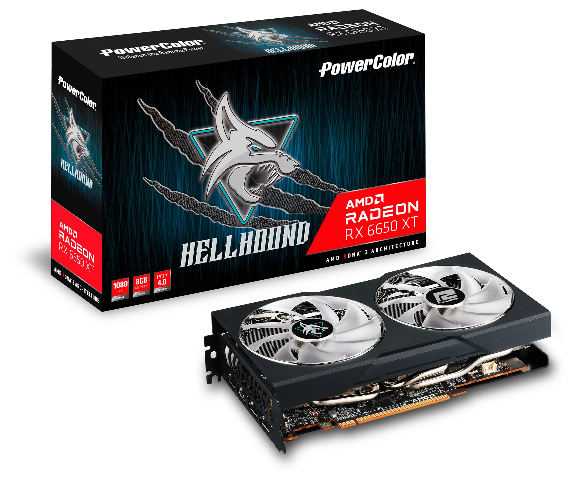 PowerColor HellHound - AMD 8 GB GDDR6 Radeon RX 6650 XT graphics card - Image 2