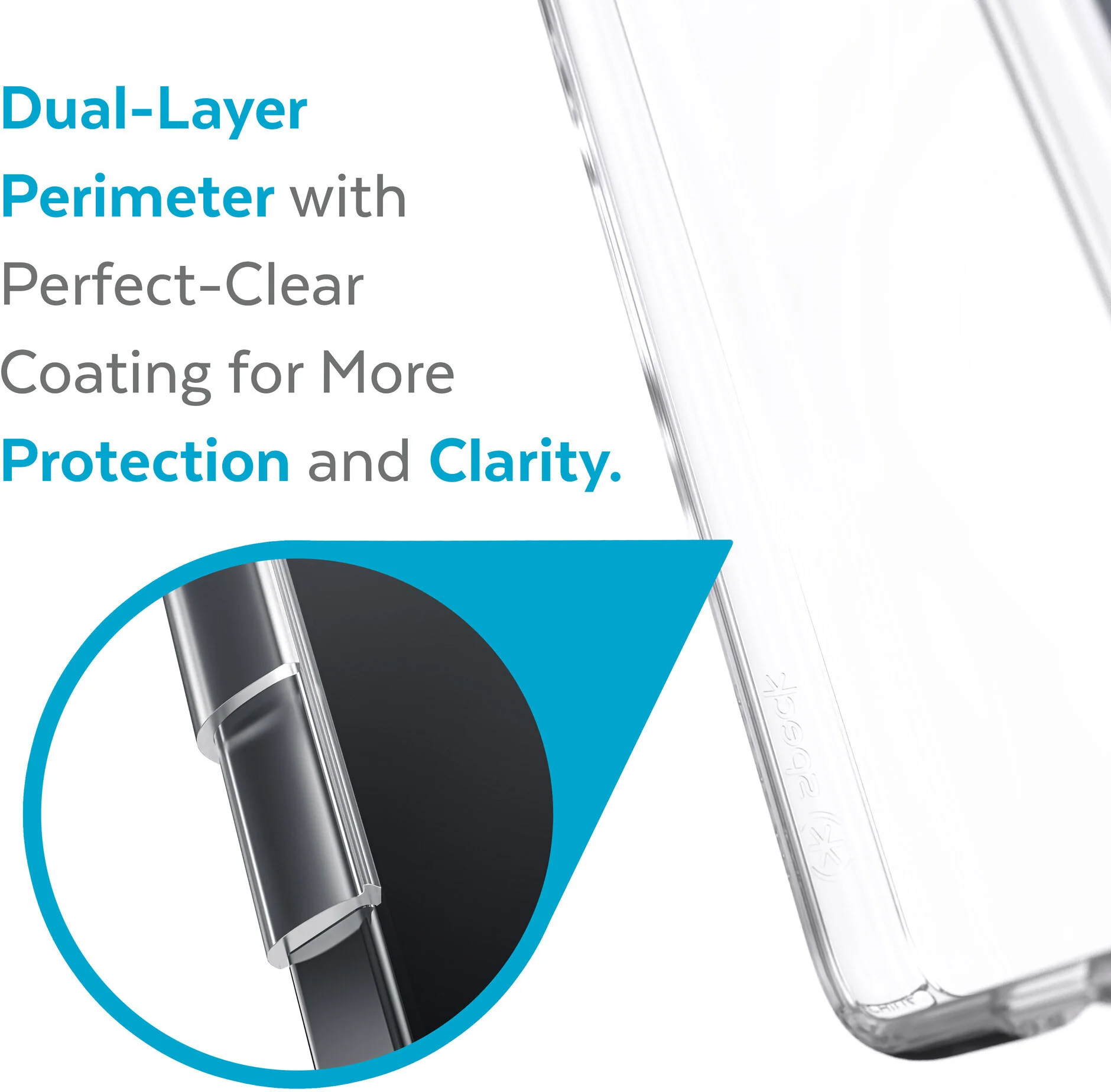 Speck Presidio Perfect Clear for Galaxy S22 in Transparent - Image 7
