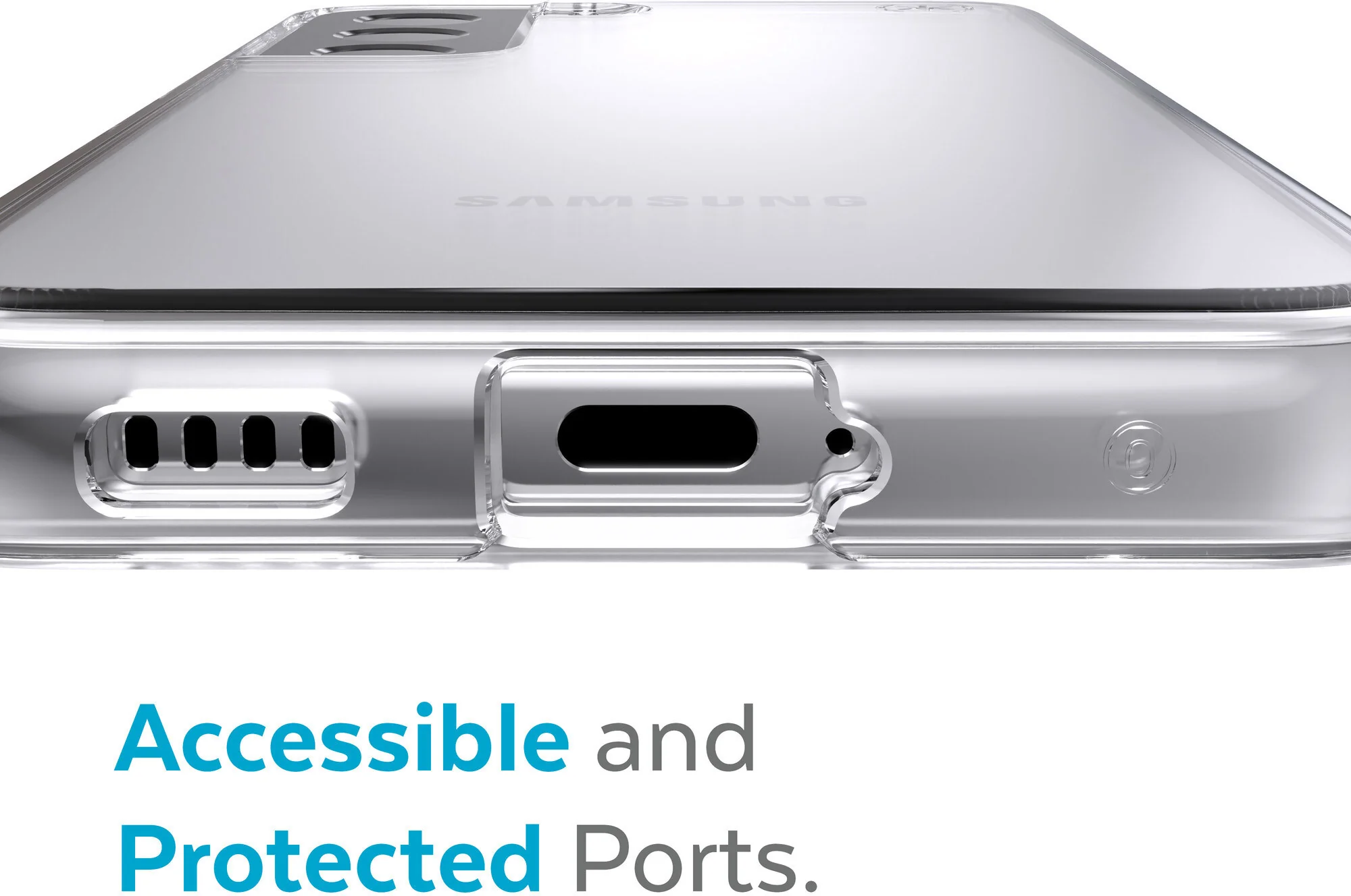Speck Presidio Perfect Clear for Galaxy S22 in Transparent - Image 8