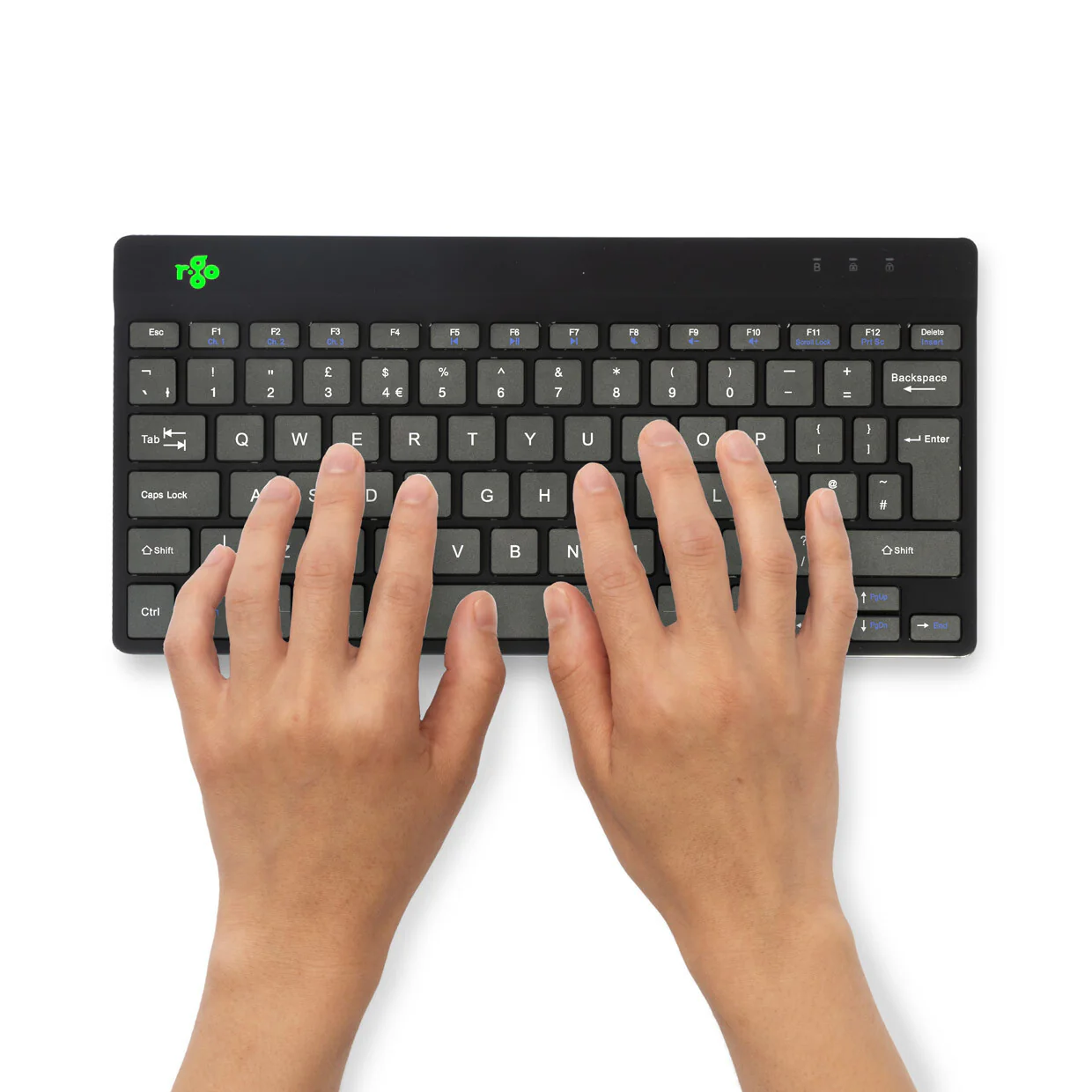 R-Go Tools Compact Break R-Go keyboard, QWERTY (UK), bluetooth, black - Image 4