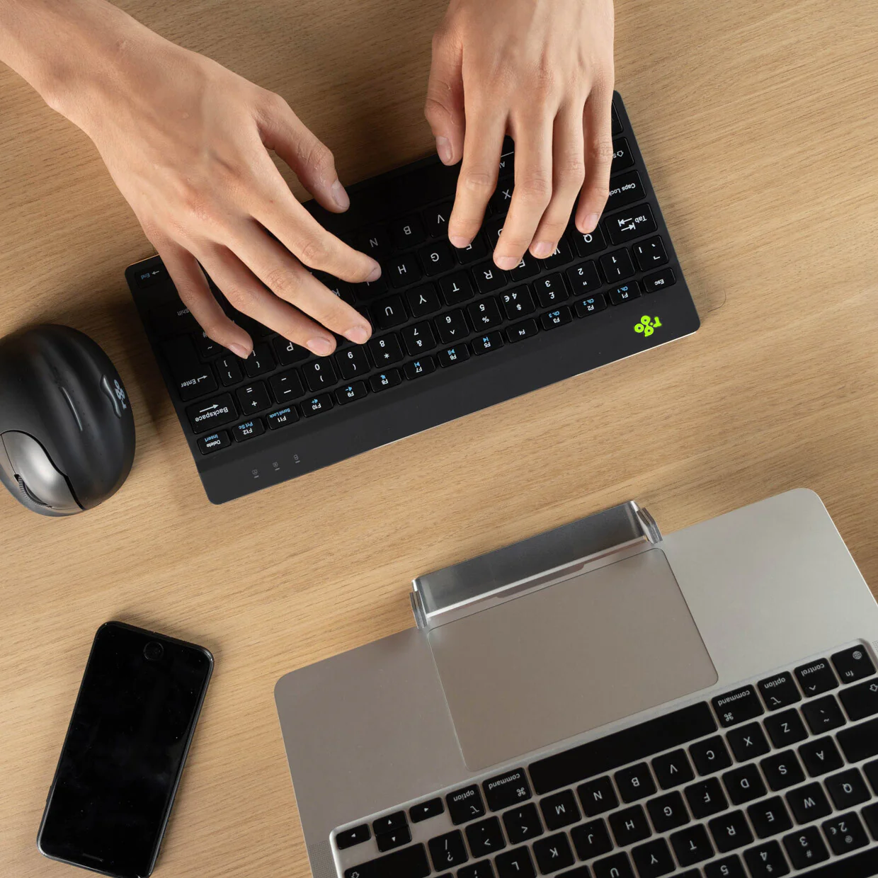 R-Go Tools Compact Break R-Go keyboard, QWERTY (UK), bluetooth, black - Image 8