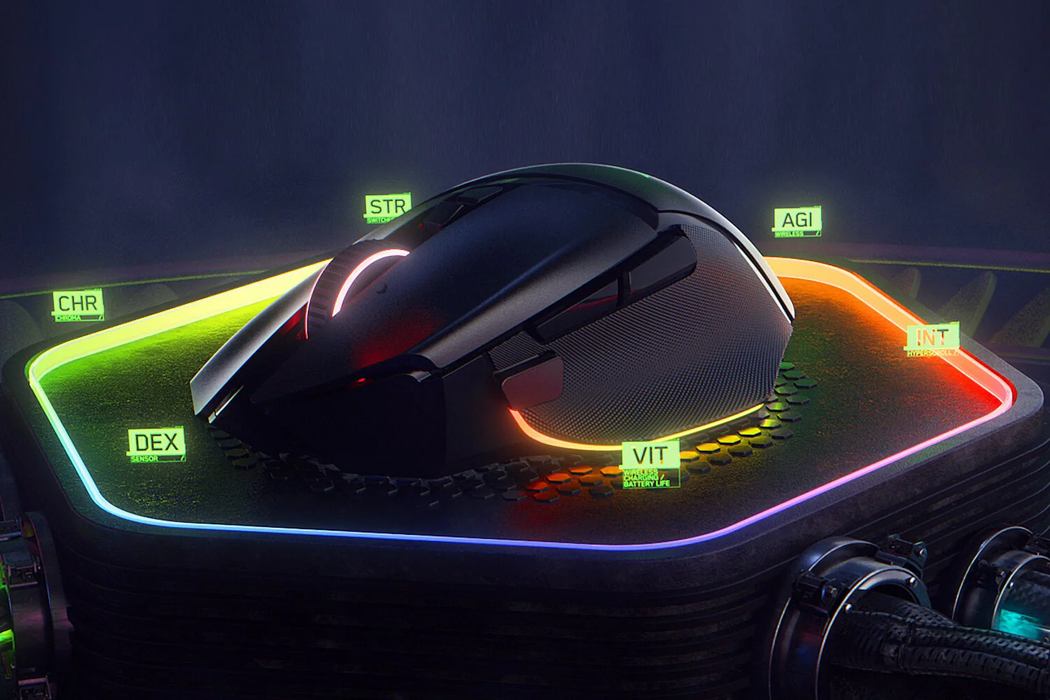 Razer Basilisk V3 Pro - RF Wireless + Bluetooth + USB Type-C Optical Mouse - 30,000 DPI - Image 7