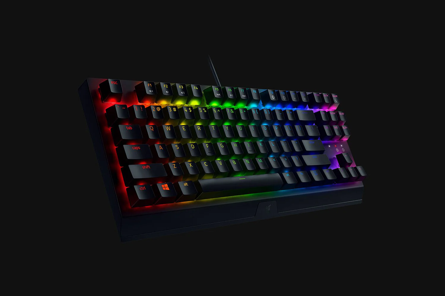Razer Blackwidow V3 TKL - USB Wired RGB Mechanical Keyboard in Black (QWERTY UK) - Image 4