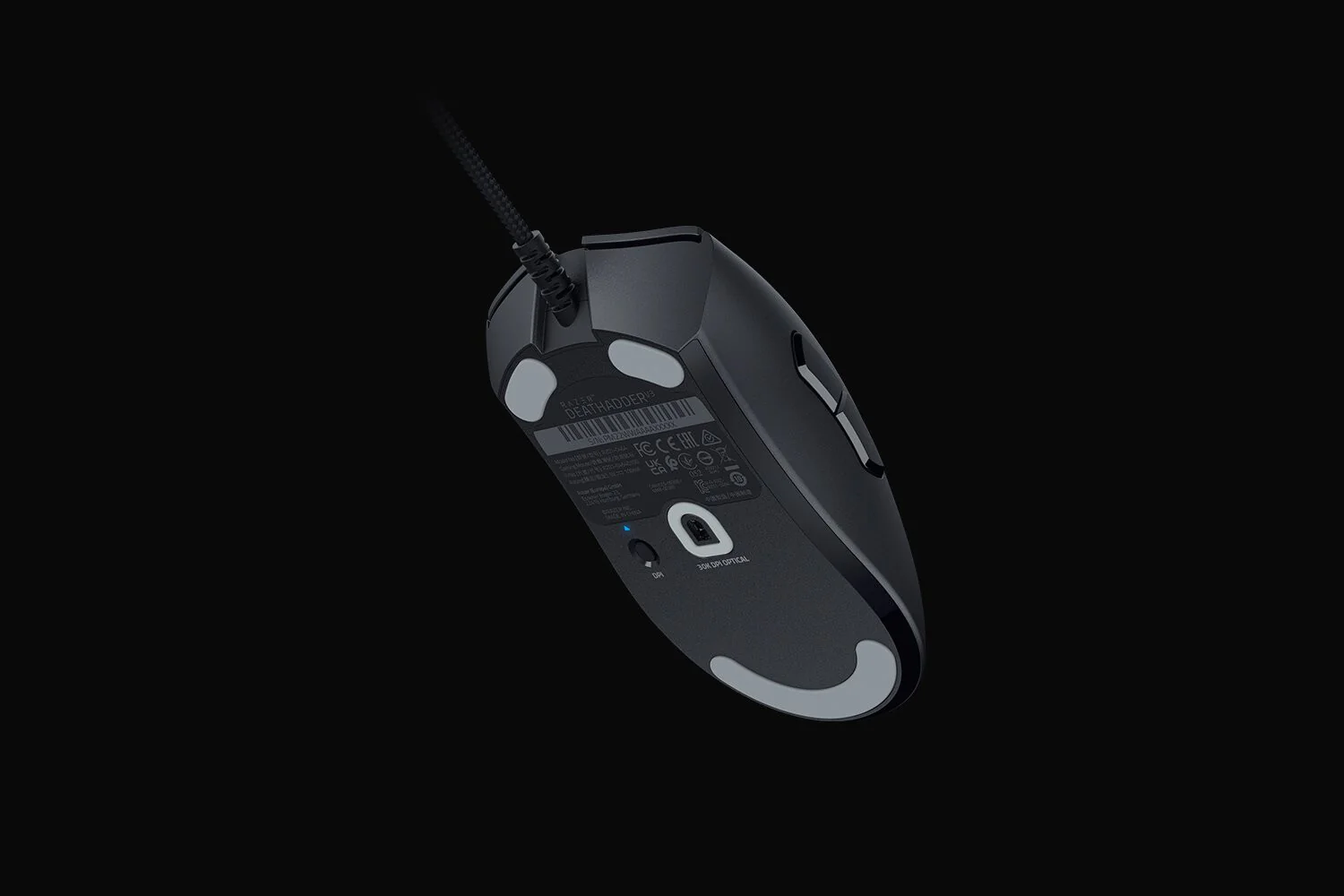 Razer DeathAdder V3 - USB Type-A Wired Optical Gaming Mouse in Black - 30,000 DPI - Image 8