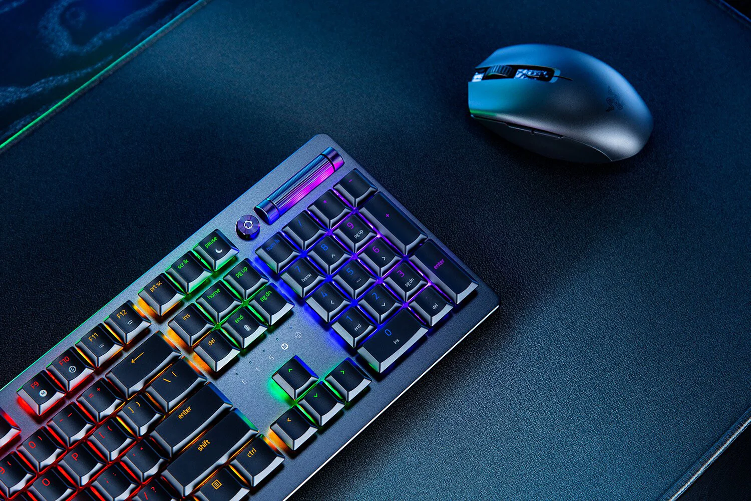Razer DeathStalker V2 Pro - USB Wired + RF Wireless + Bluetooth RGB Mechanical Keyboard in Black (QWERTY UK) - Image 6