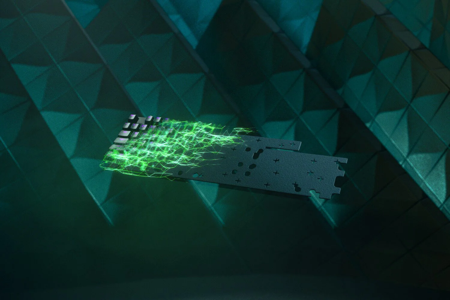 Razer Huntsman V2 -  USB Wired RGB Opto-Mechanical Gaming Keyboard in Black (QWERTY UK) - Image 6