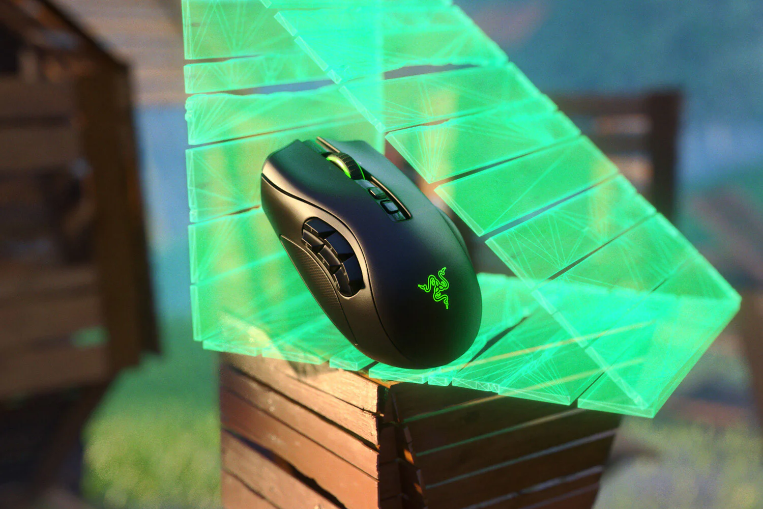 Razer Naga Pro - RF Wireless Optical Mouse in Black - 20,000 DPI - Image 4