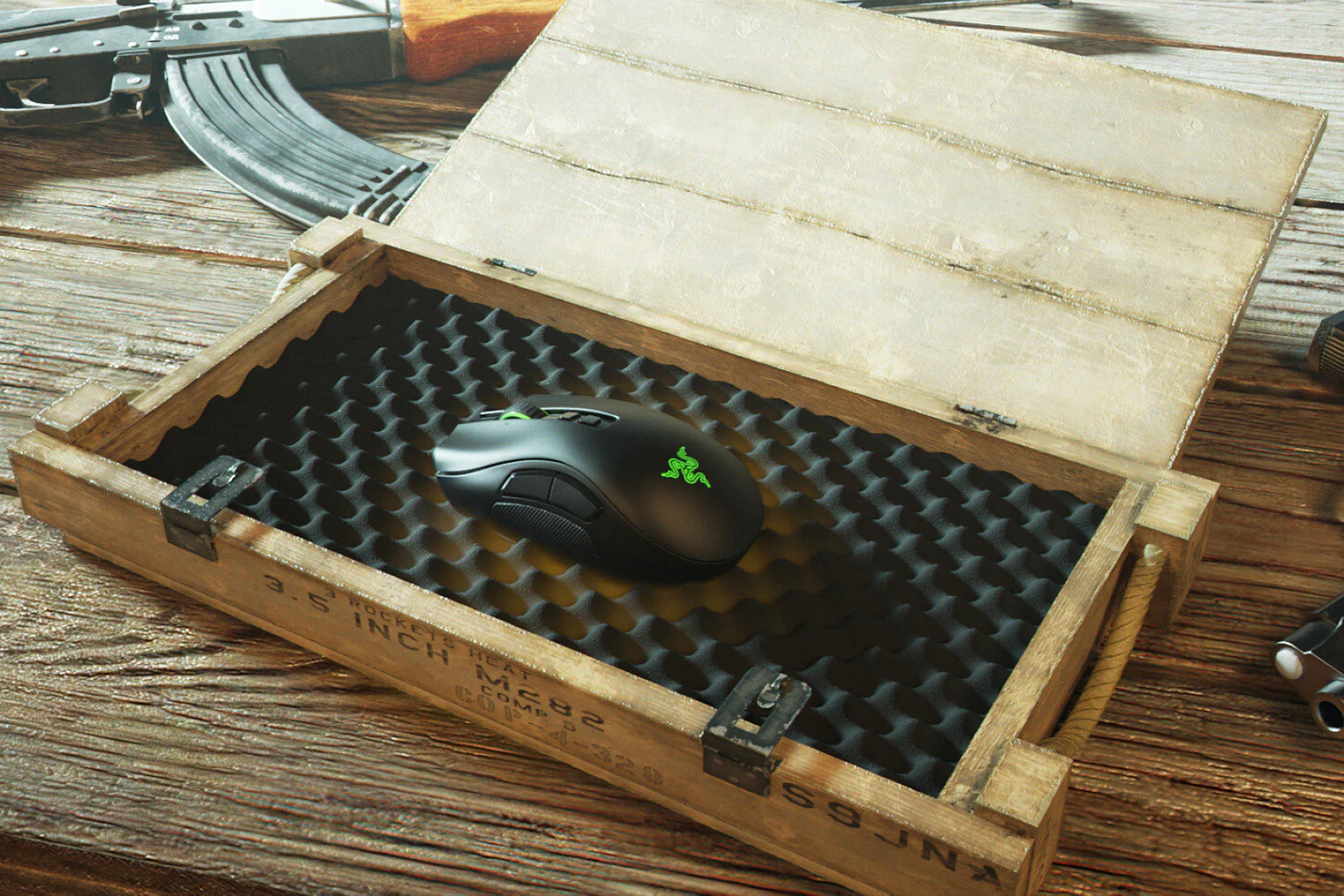 Razer Naga Pro - RF Wireless Optical Mouse in Black - 20,000 DPI - Image 5