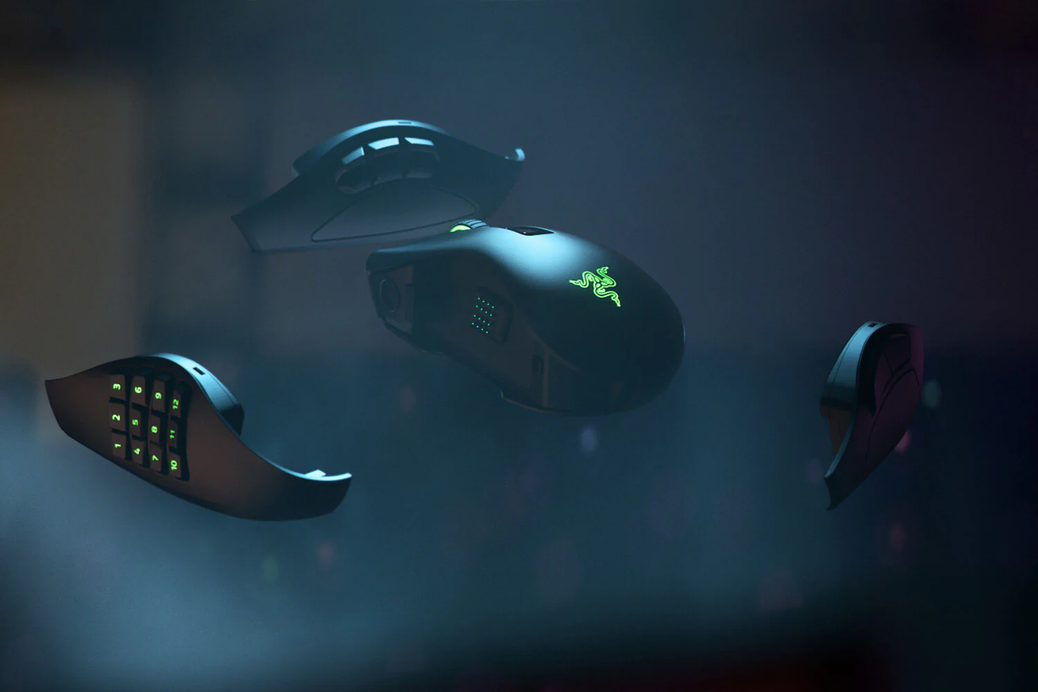 Razer Naga Pro - RF Wireless Optical Mouse in Black - 20,000 DPI - Image 6