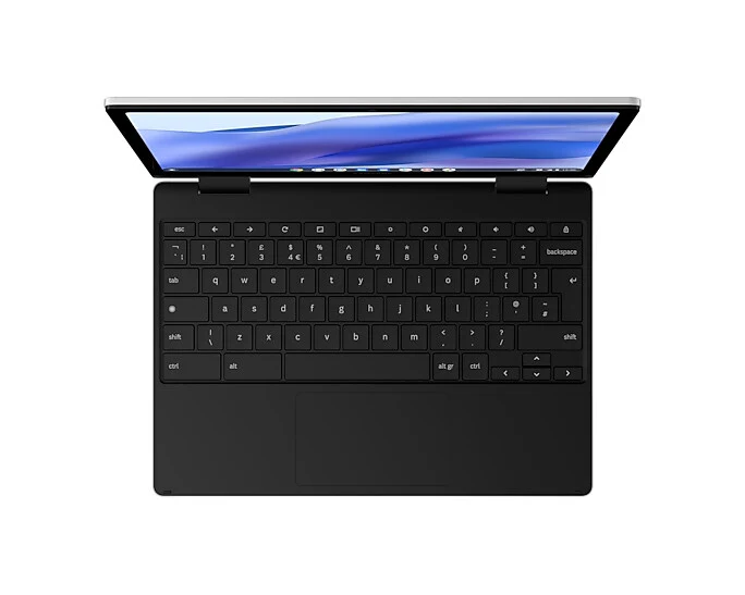 Samsung Chromebook 2 - 31.5 cm (12.4") - Touchscreen - Intel® Celeron® N4500 - 4 GB LPDDR4x-SDRAM - 128 GB eMMC - Wi-Fi 6 - ChromeOS - Silver - Image 4