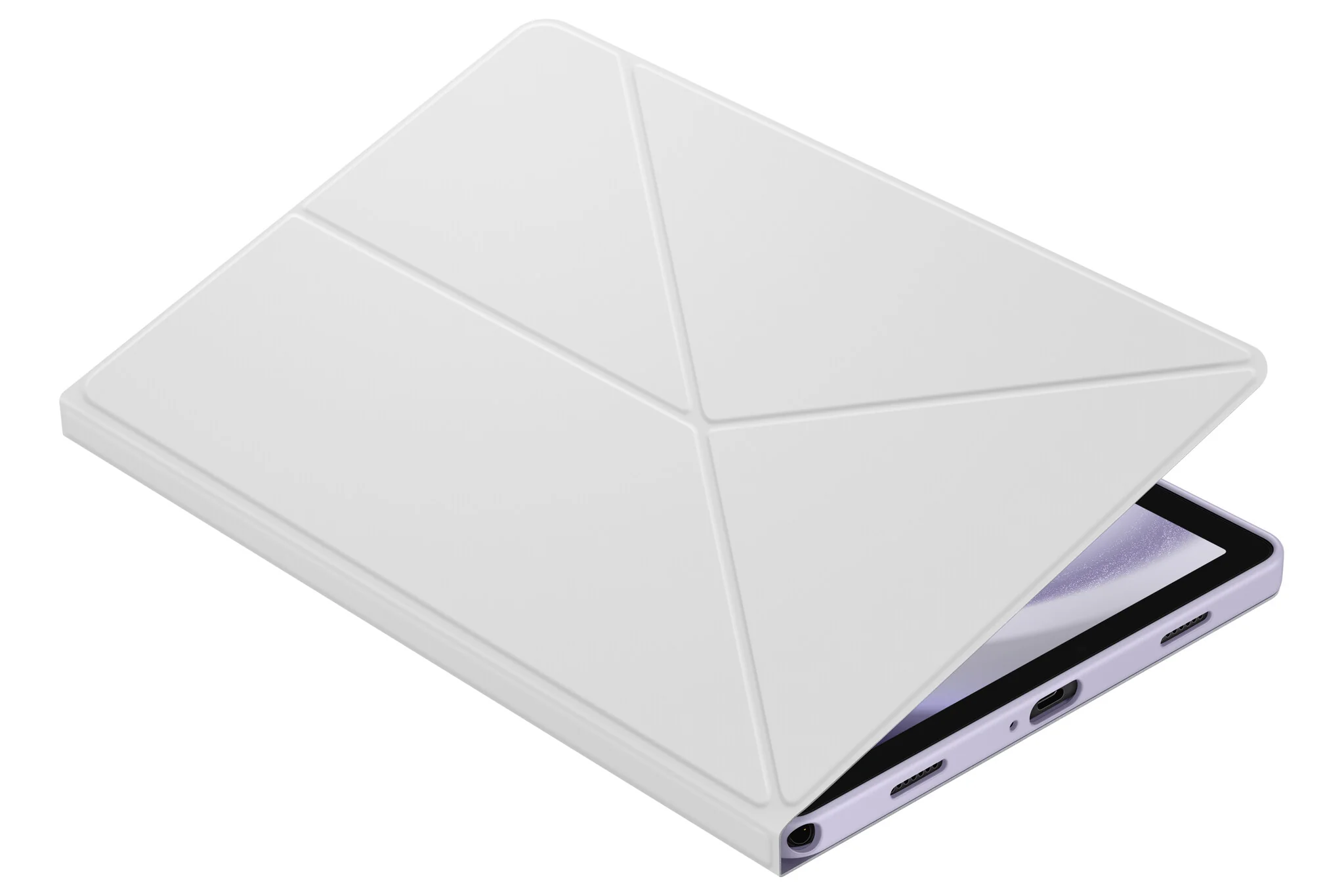 Samsung Folio Book Cover for Galaxy Tab A9+ in White - Image 9