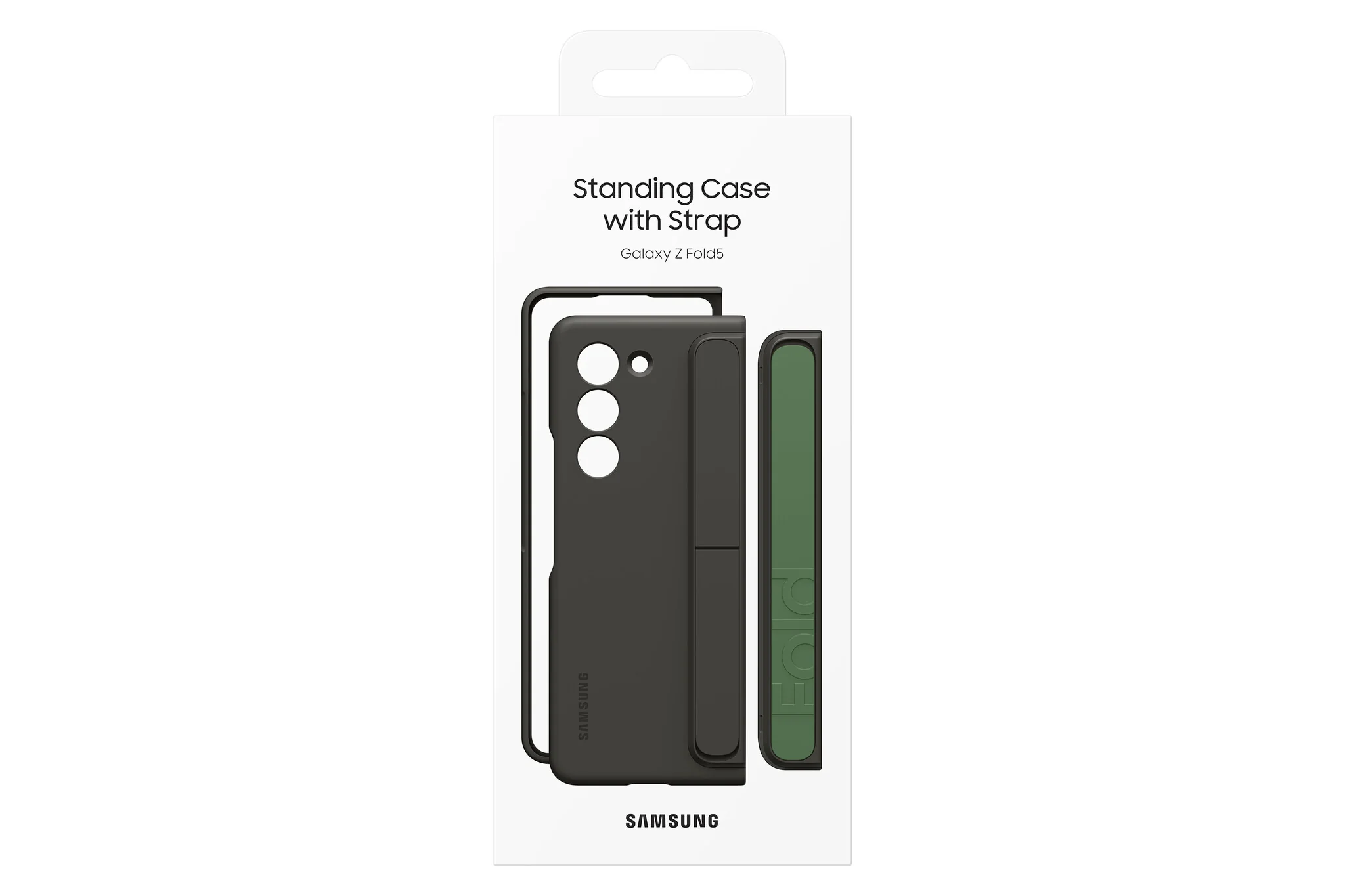 Samsung Fold Standing Case with Strap for Galaxy Z Fold5 in Graphite - Image 9