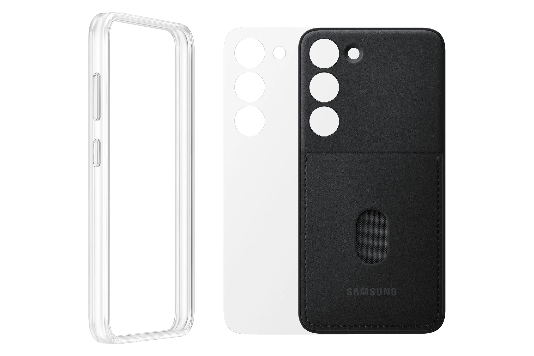 Samsung Frame Case for Galaxy S23 in Transparent / Black - Image 5